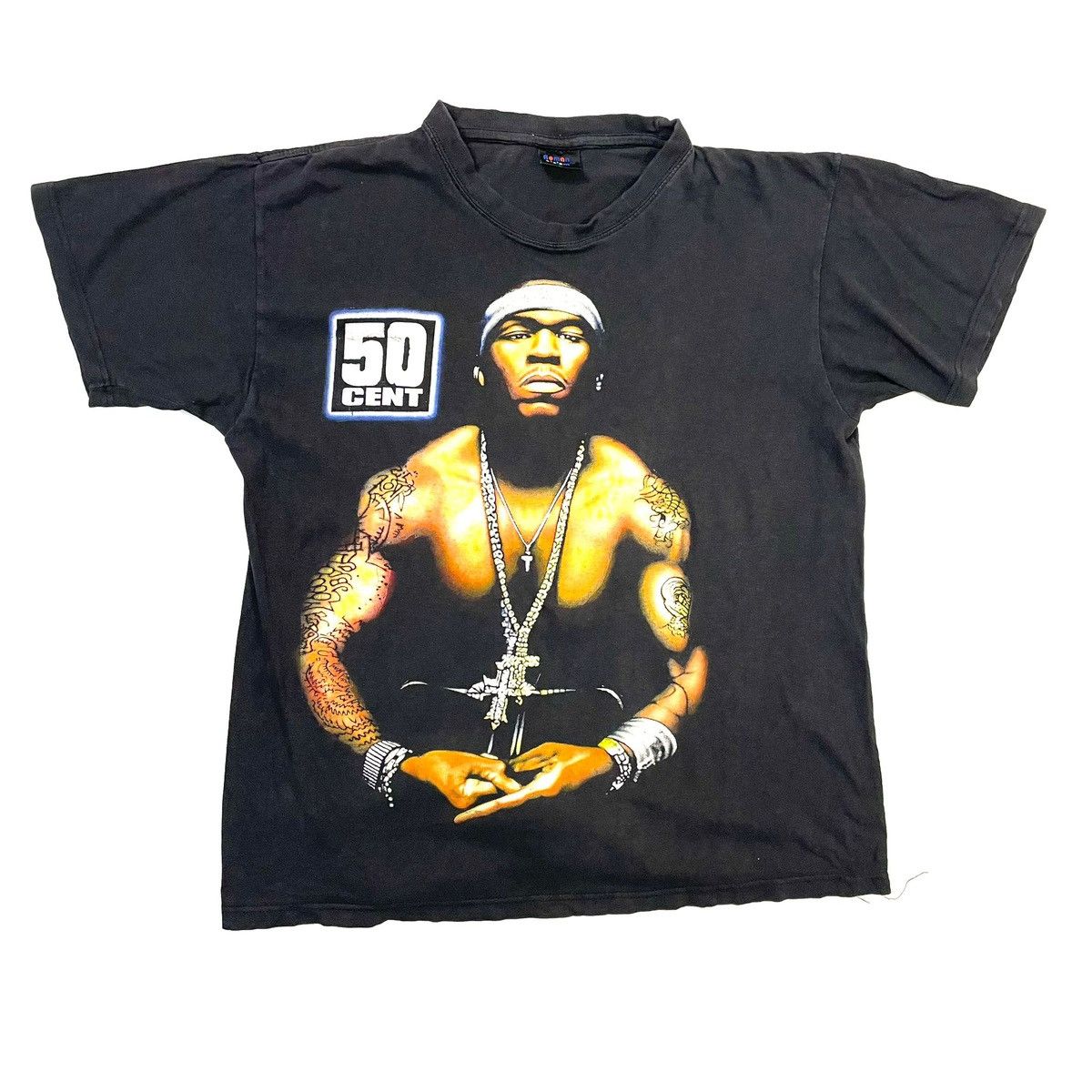 50 Cent tee T-shirt vintage rap tee T-shirt 90s hip hop