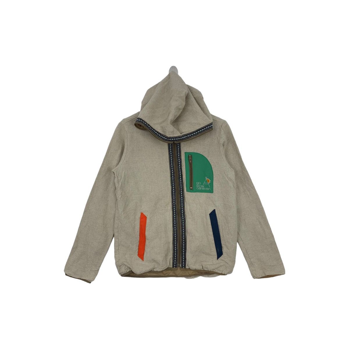 Rare!!GO SLOW CARAVAN Zipper hoodie outdoor brand men jacket