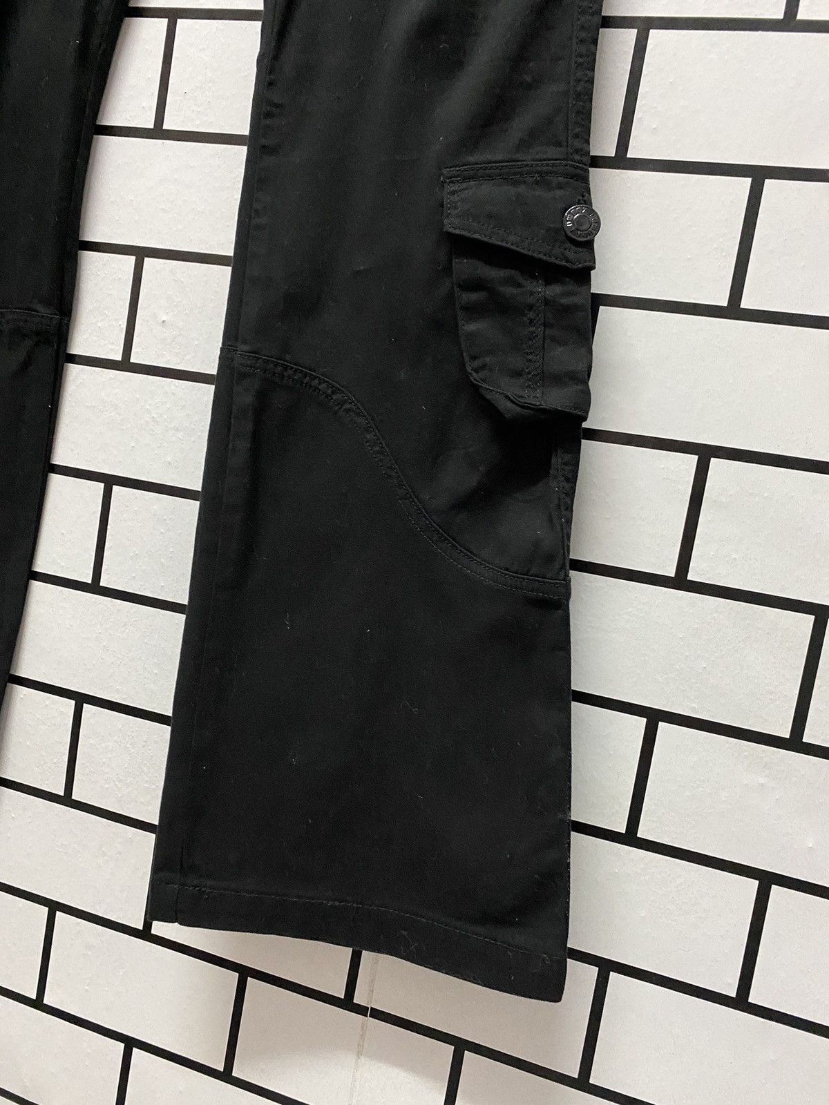 Designer × Japanese Brand LowBox Japan Cargo Velvet Multi Pocket Flared Boot Cut Pants Size US 30 / EU 46 - 8 Thumbnail