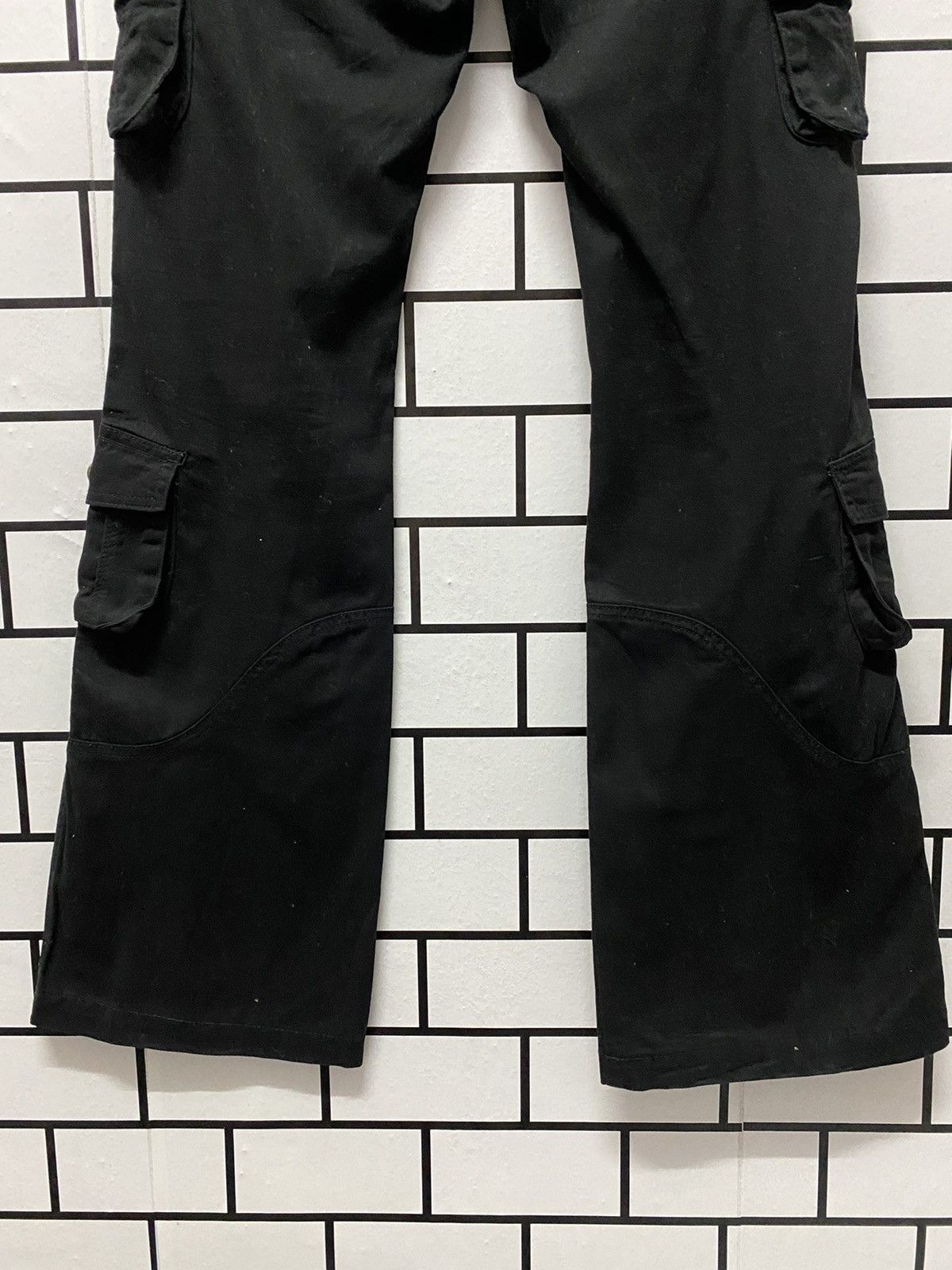 Designer × Japanese Brand LowBox Japan Cargo Velvet Multi Pocket Flared Boot Cut Pants Size US 30 / EU 46 - 13 Thumbnail