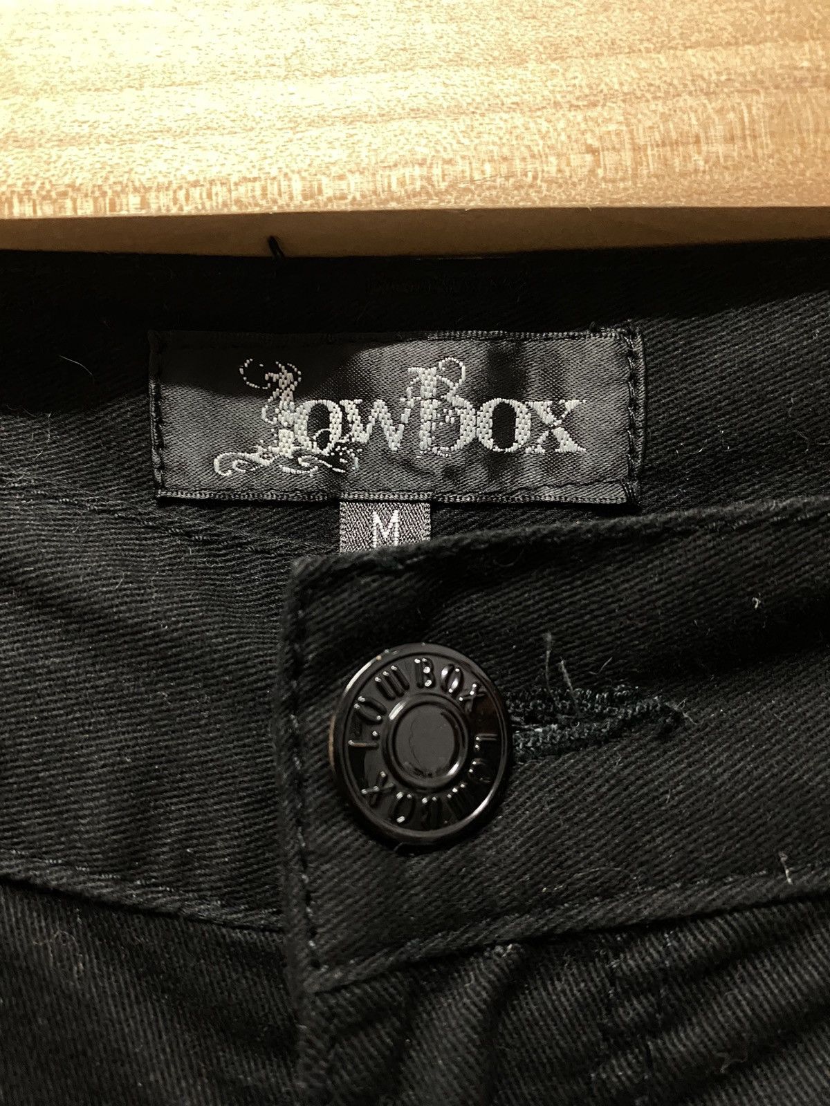Designer × Japanese Brand LowBox Japan Cargo Velvet Multi Pocket Flared Boot Cut Pants Size US 30 / EU 46 - 15 Thumbnail
