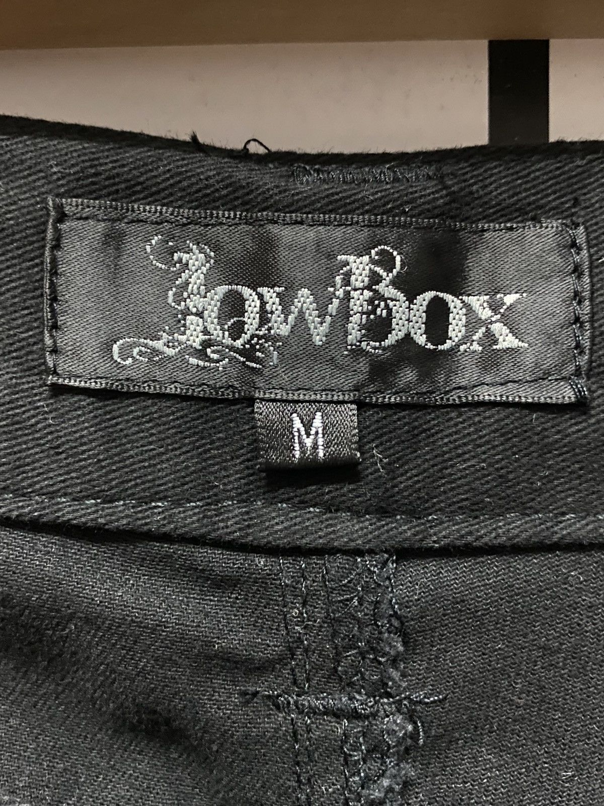 Designer × Japanese Brand LowBox Japan Cargo Velvet Multi Pocket Flared Boot Cut Pants Size US 30 / EU 46 - 16 Thumbnail