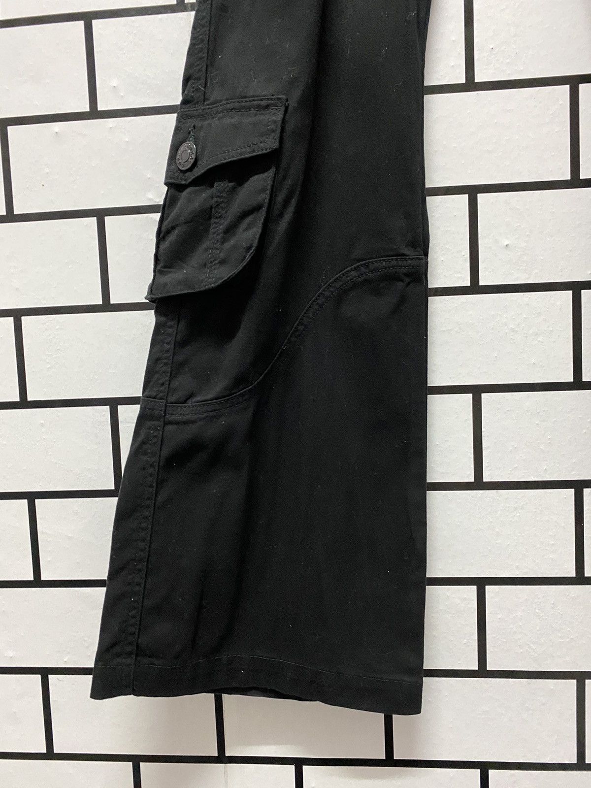 Designer × Japanese Brand LowBox Japan Cargo Velvet Multi Pocket Flared Boot Cut Pants Size US 30 / EU 46 - 10 Thumbnail