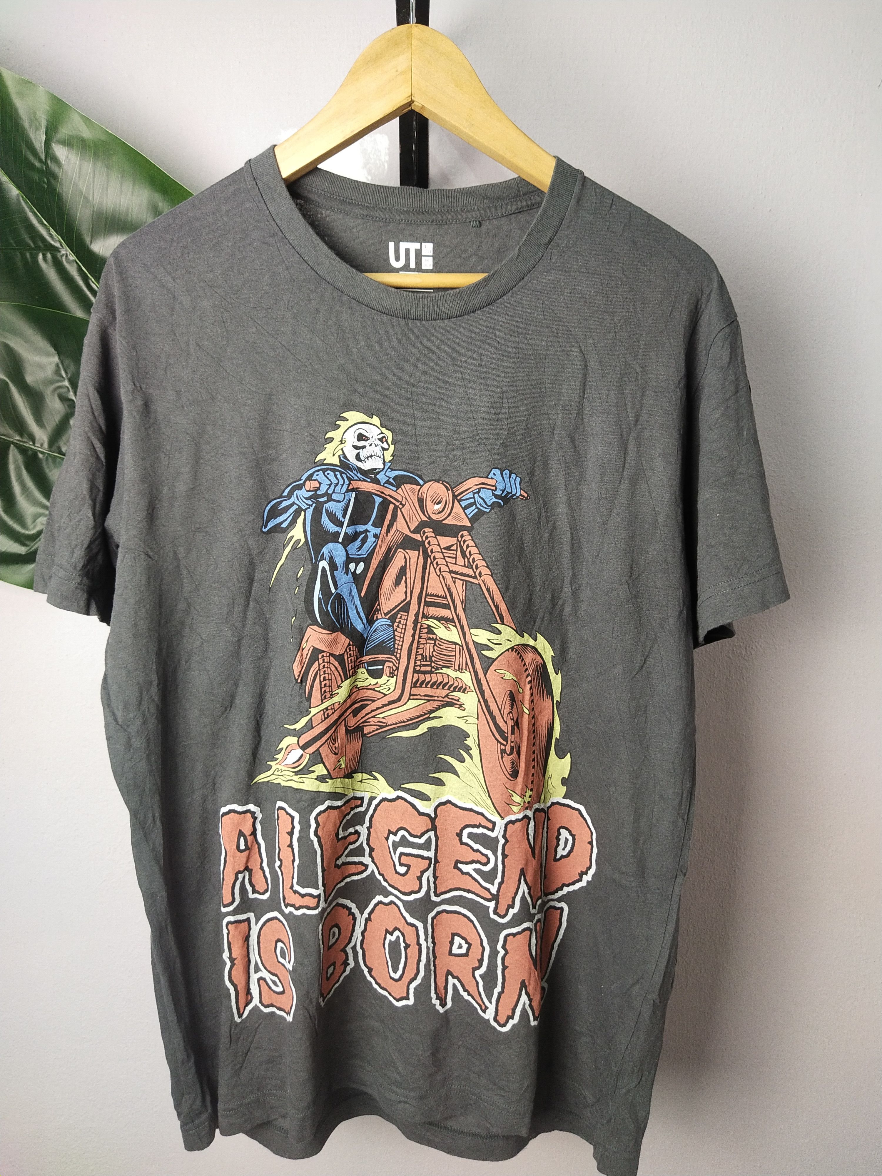 Marvel Comics × Uniqlo × Vintage Ghost Rider x A LAGEND IS BORN Size US L / EU 52-54 / 3 - 1 Thumbnail