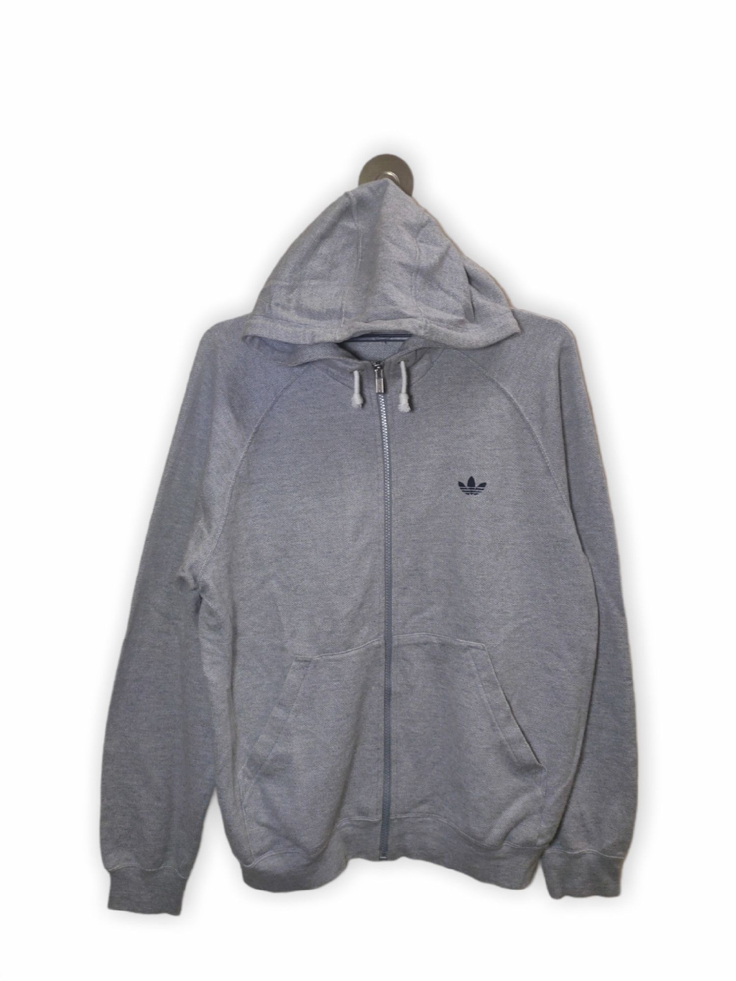 Vintage Adidas Trefoil Logo Zipper Hoodie #01062501