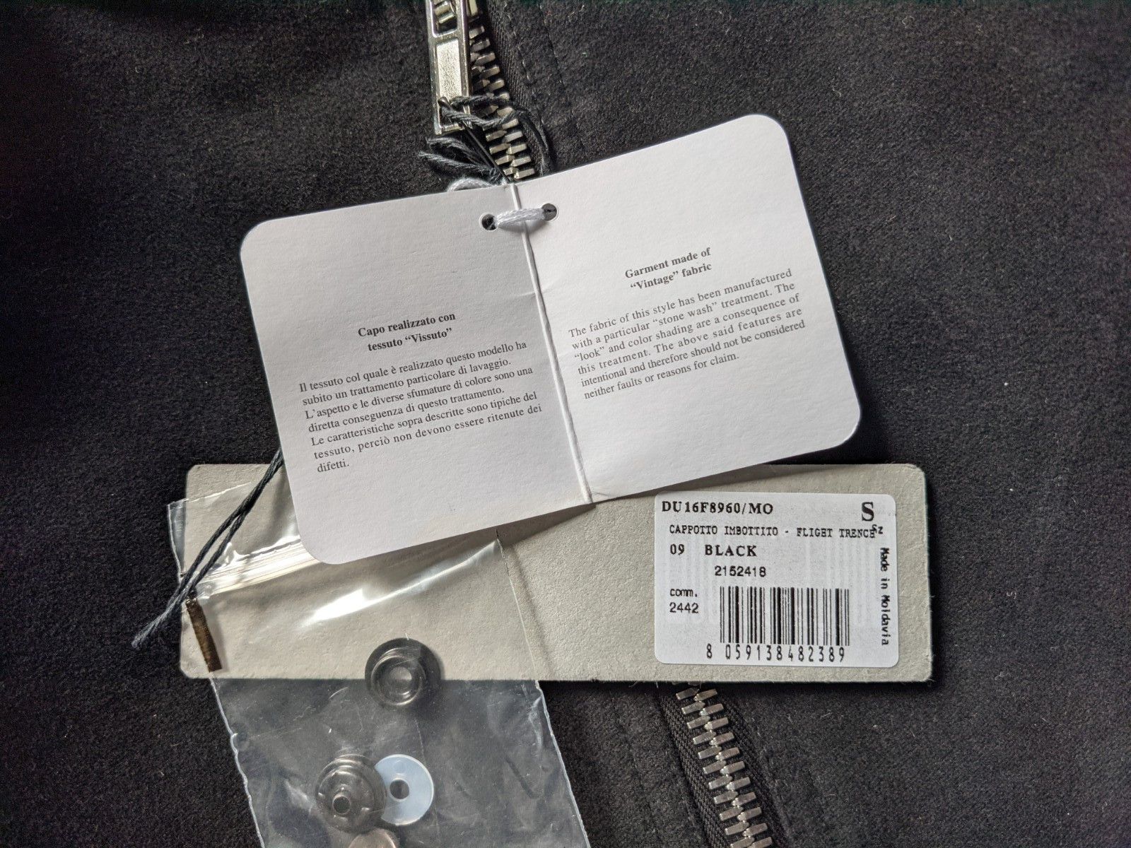 Rick Owens Drkshdw Rick Owens Drkshdw Black Flight Trench Coat Size US S / EU 44-46 / 1 - 4 Thumbnail