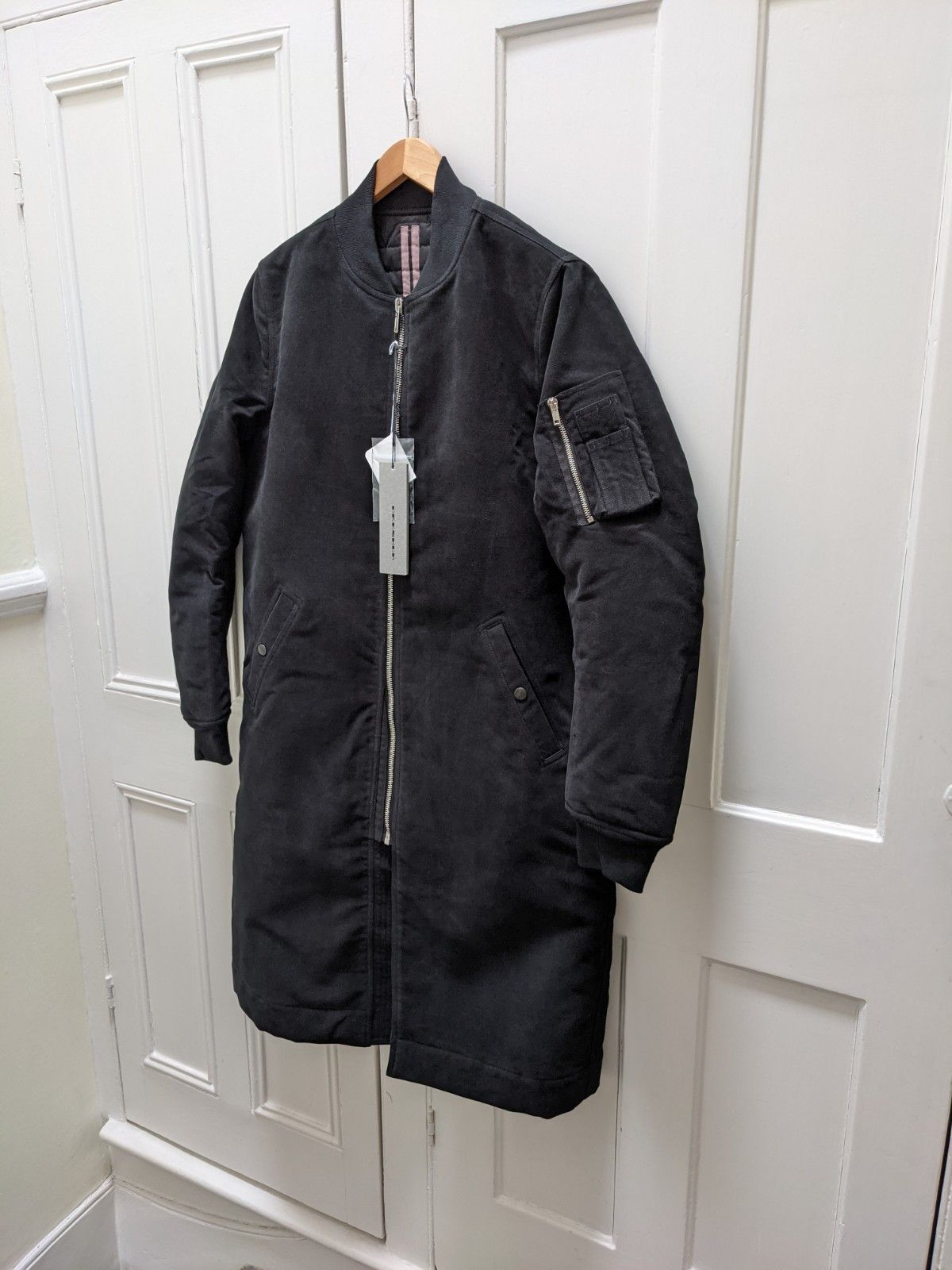 Rick Owens Drkshdw Rick Owens Drkshdw Black Flight Trench Coat Size US S / EU 44-46 / 1 - 2 Thumbnail