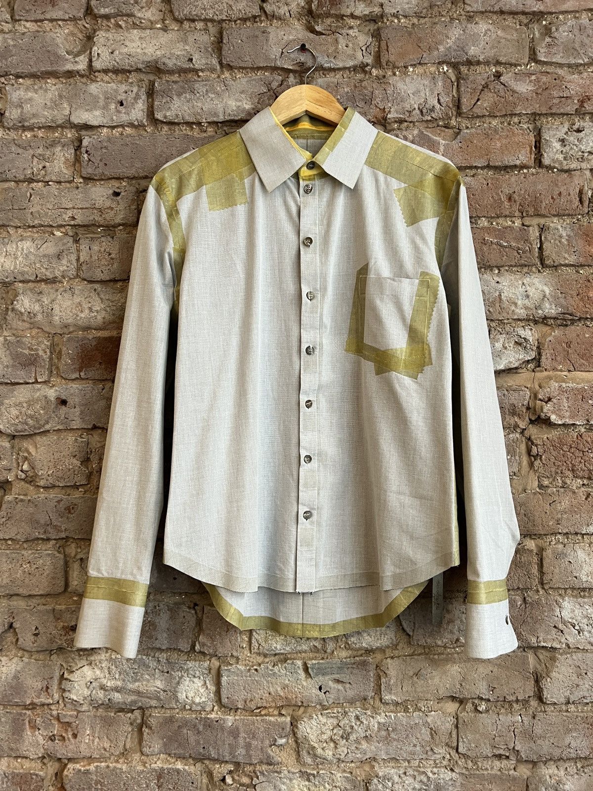 Carol Christian Poell Men's White Cotton Long Sleeve Shirt