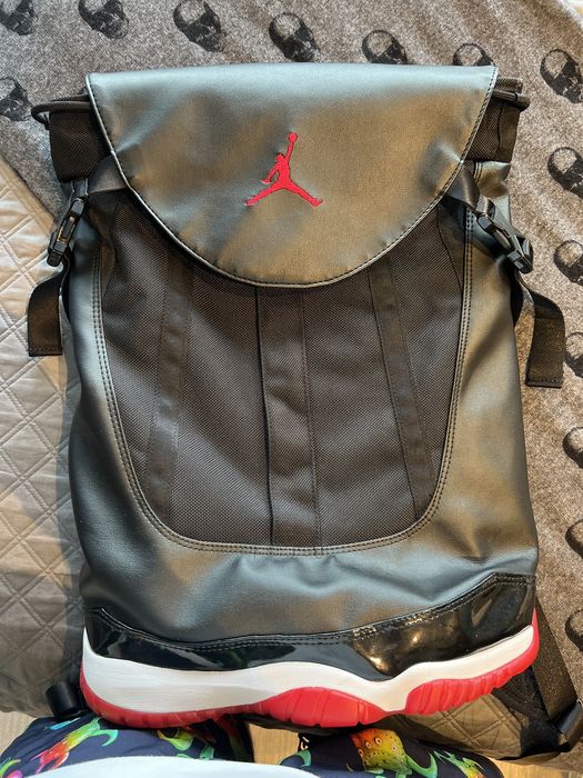 Jordan 11 best sale bred backpack