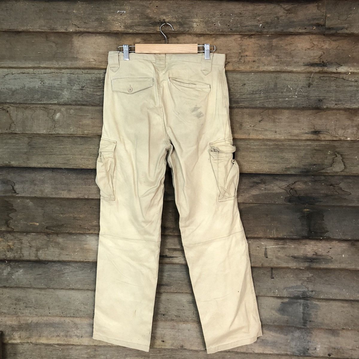 Japanese Brand Japan dirty thrashed tactical Brown Cargo Pants #7049 Size US 30 / EU 46 - 10 Thumbnail