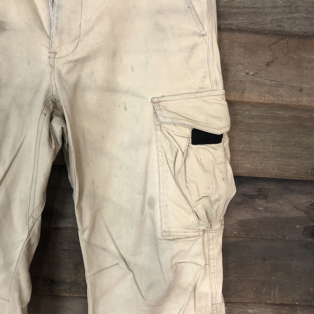 Japanese Brand Japan dirty thrashed tactical Brown Cargo Pants #7049 Size US 30 / EU 46 - 7 Thumbnail