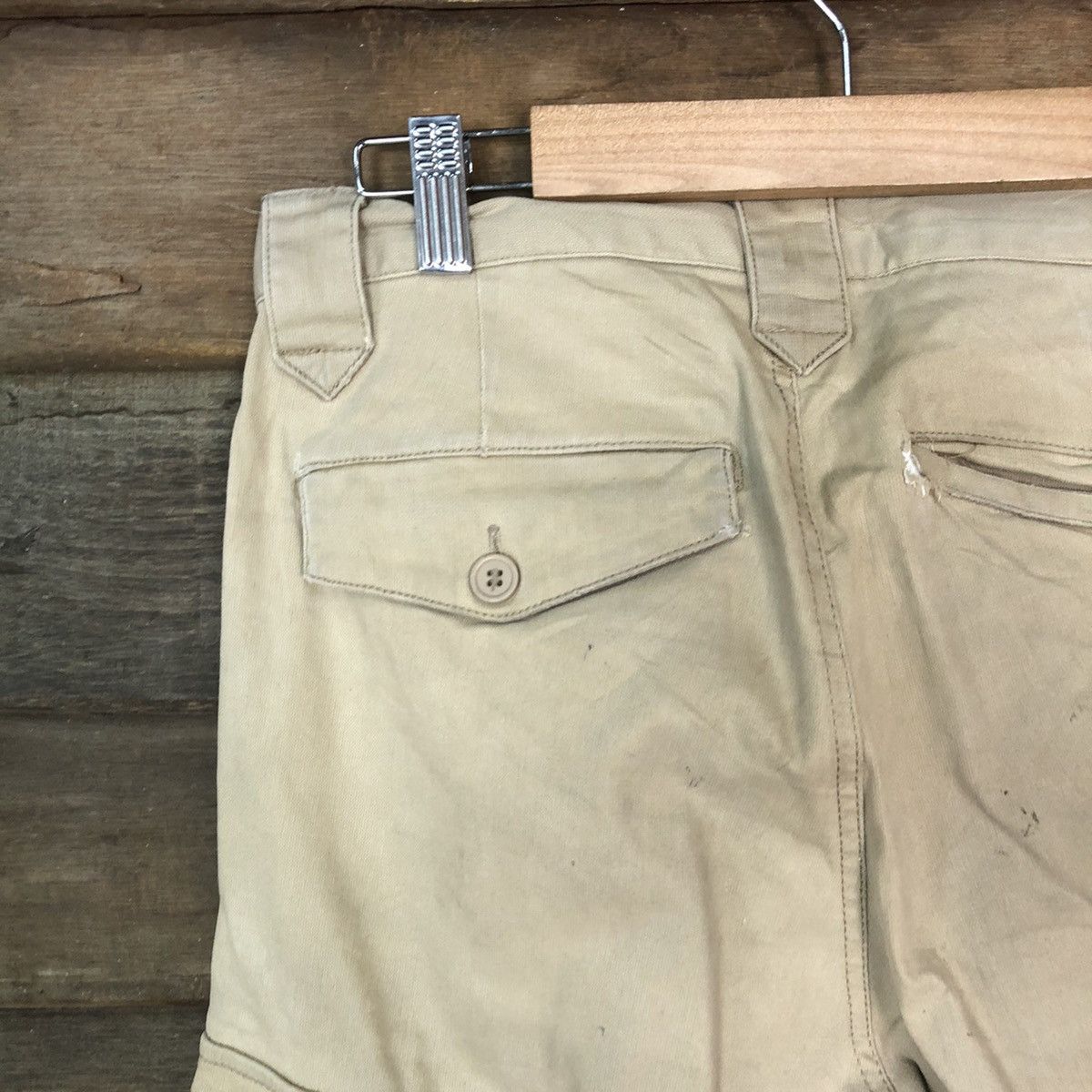 Japanese Brand Japan dirty thrashed tactical Brown Cargo Pants #7049 Size US 30 / EU 46 - 13 Thumbnail