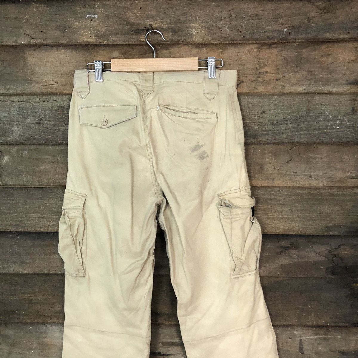 Japanese Brand Japan dirty thrashed tactical Brown Cargo Pants #7049 Size US 30 / EU 46 - 11 Thumbnail