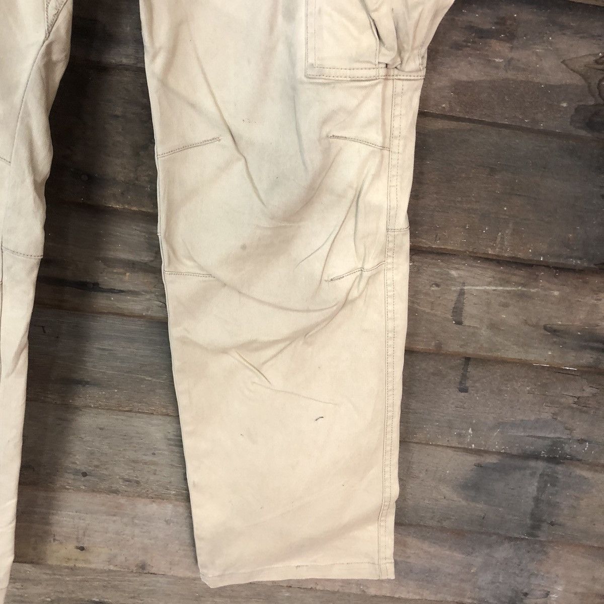 Japanese Brand Japan dirty thrashed tactical Brown Cargo Pants #7049 Size US 30 / EU 46 - 9 Thumbnail
