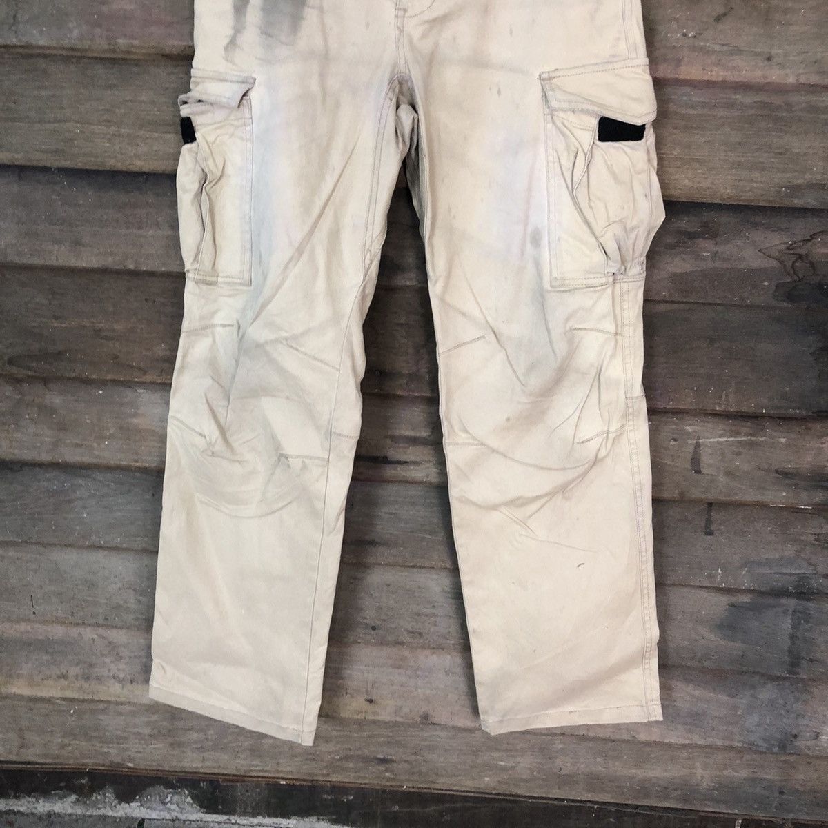 Japanese Brand Japan dirty thrashed tactical Brown Cargo Pants #7049 Size US 30 / EU 46 - 3 Thumbnail