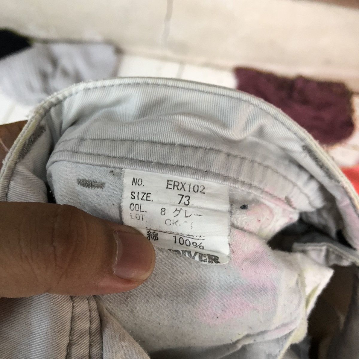 Japanese Brand Even River White dirty thrashes utility Cargo Pants #7052 Size US 29 - 16 Thumbnail