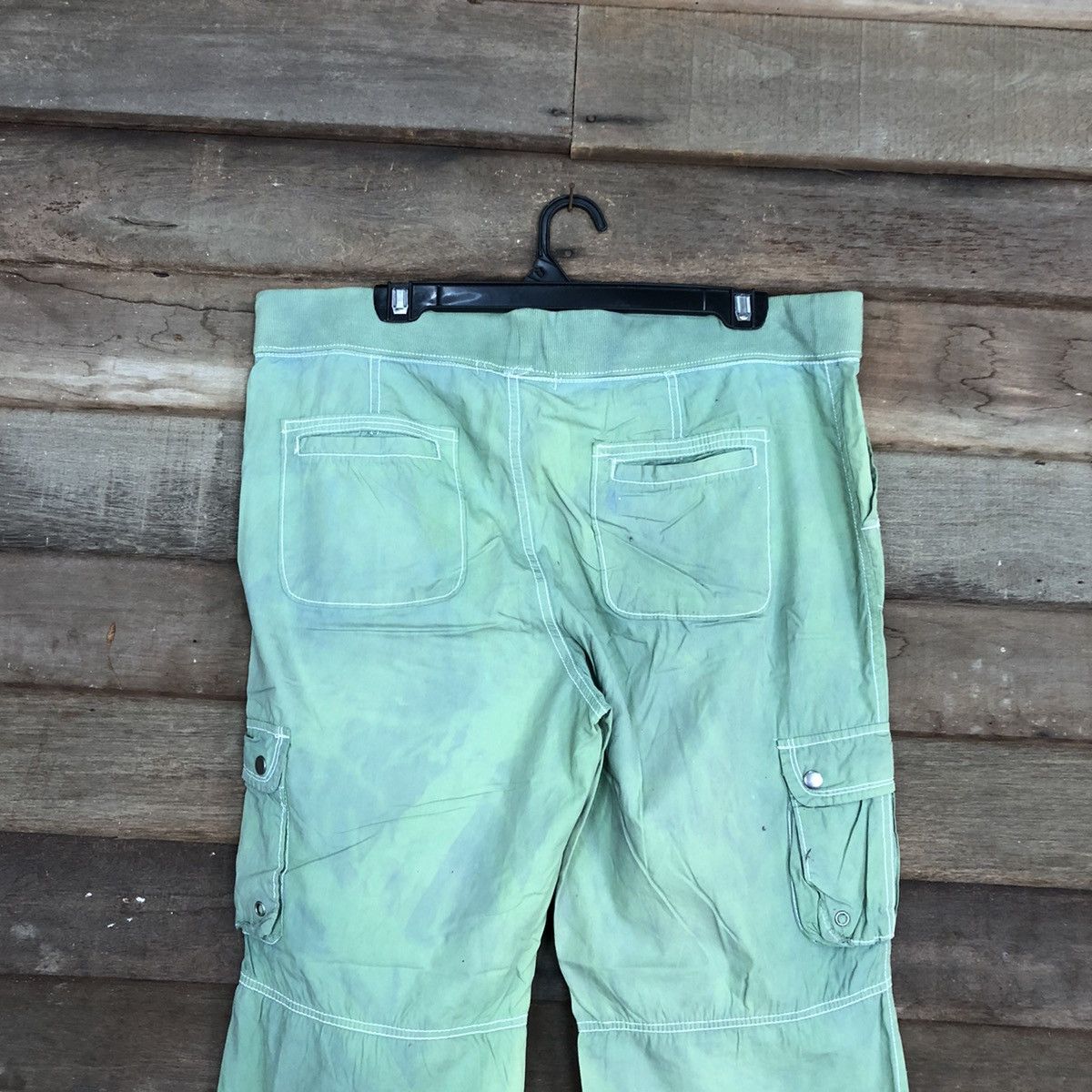 Faded Glory Kenneth Cole Green faded Tactical Cargo Pants #4972 Size US 36 / EU 52 - 8 Thumbnail