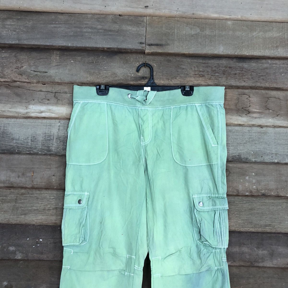Faded Glory Kenneth Cole Green faded Tactical Cargo Pants #4972 Size US 36 / EU 52 - 2 Thumbnail