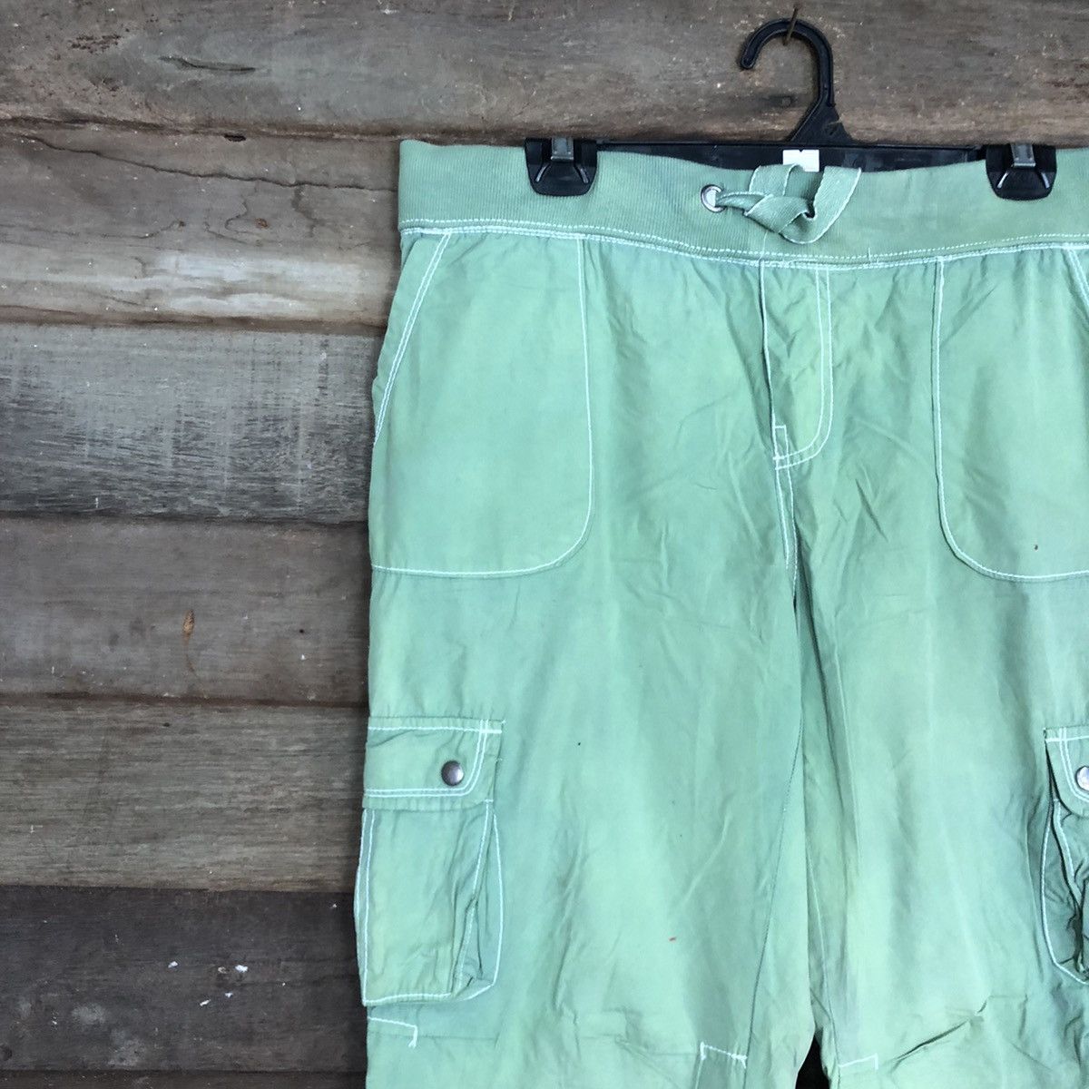 Faded Glory Kenneth Cole Green faded Tactical Cargo Pants #4972 Size US 36 / EU 52 - 6 Thumbnail