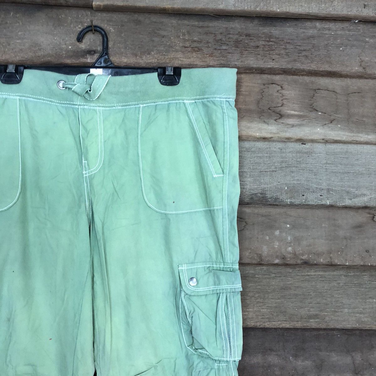 Faded Glory Kenneth Cole Green faded Tactical Cargo Pants #4972 Size US 36 / EU 52 - 5 Thumbnail