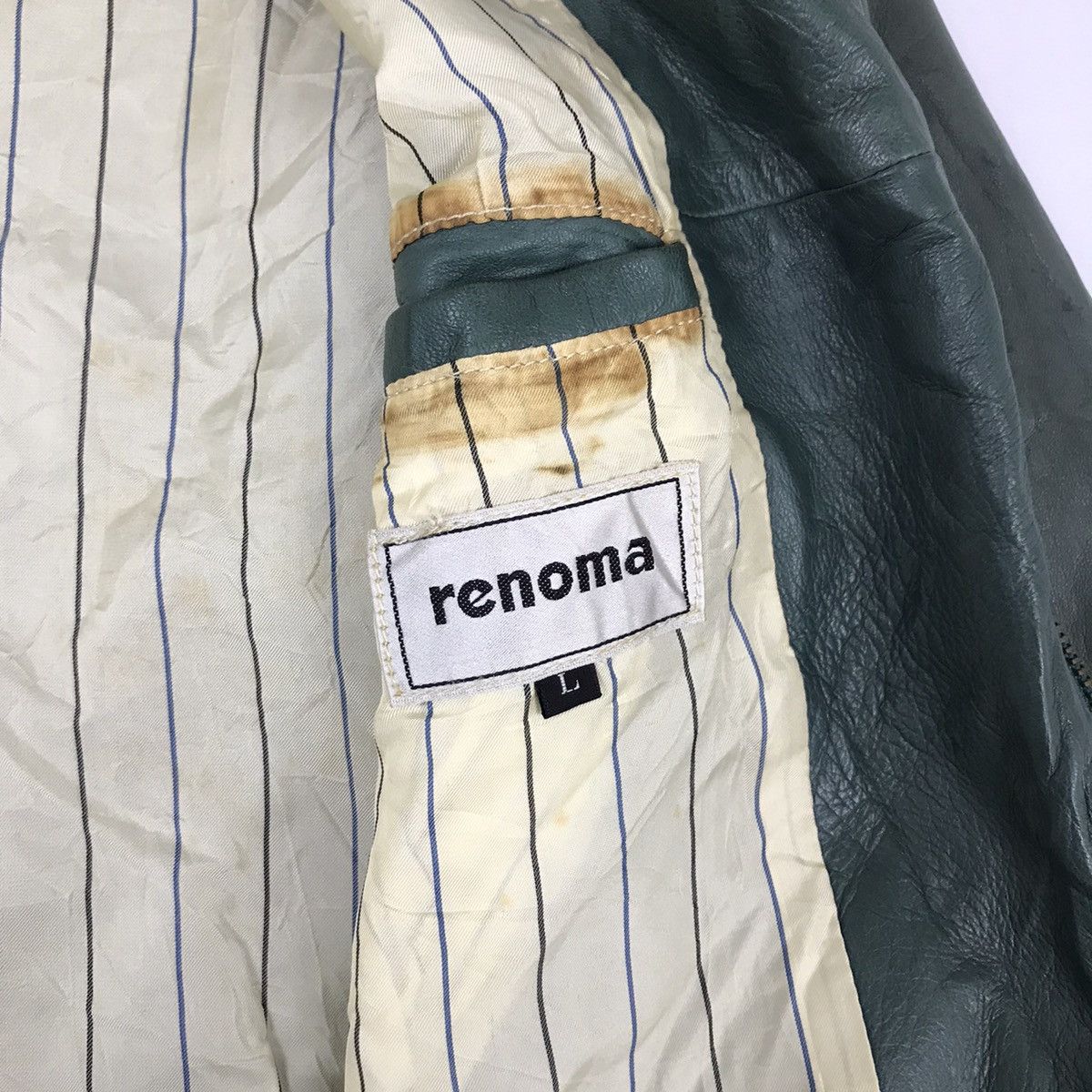 Renoma × Vintage Vintage Renoma Leather Jacket Size US L / EU 52-54 / 3 - 7 Thumbnail