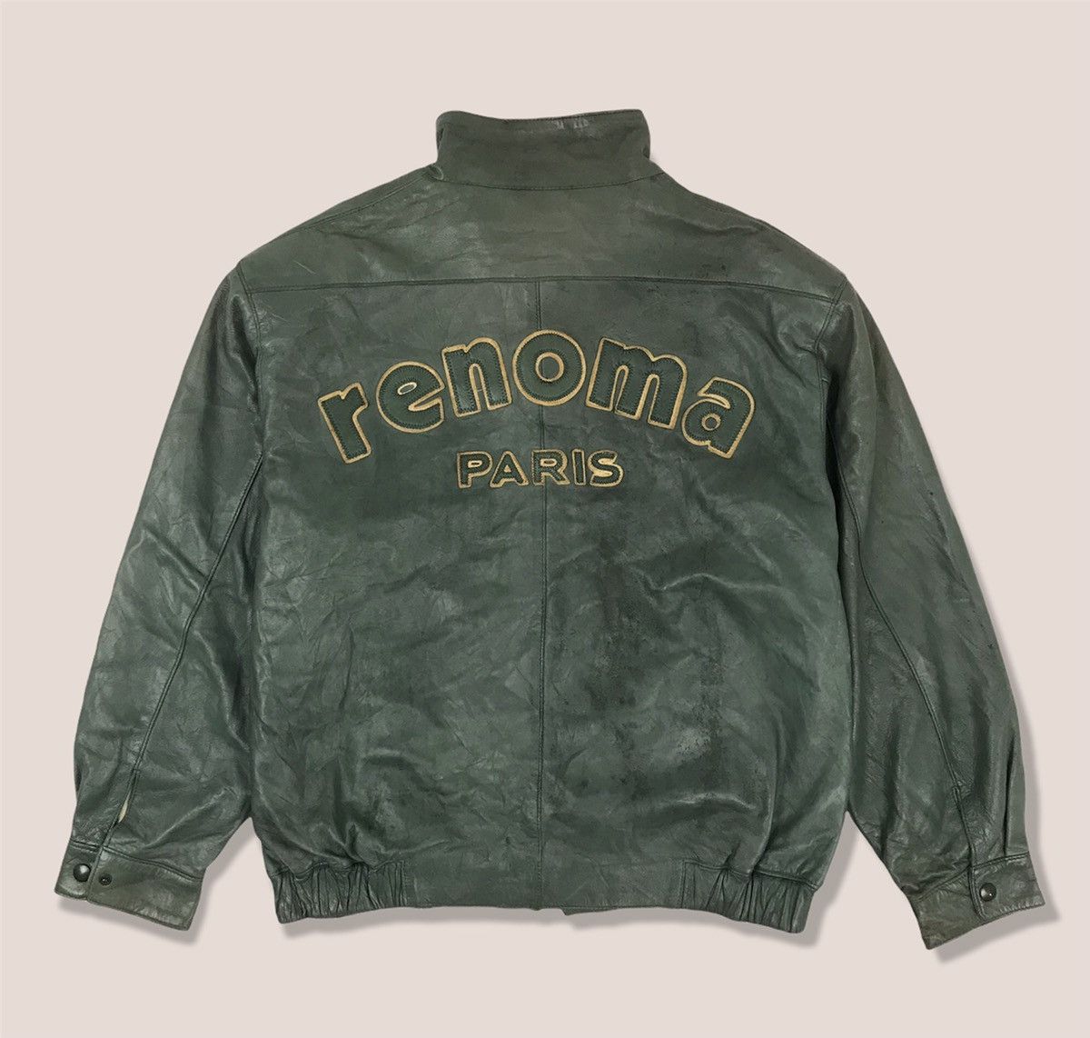 Renoma × Vintage Vintage Renoma Leather Jacket Size US L / EU 52-54 / 3 - 1 Thumbnail