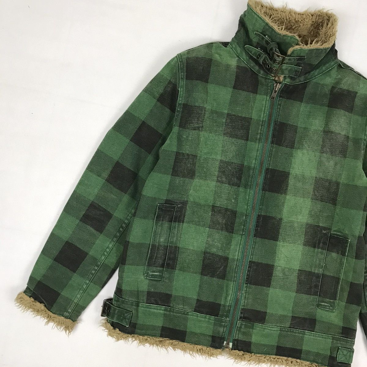 Vintage Vintage Ranch Wear Flannel Fleece Sherpa Jacket Size US M / EU 48-50 / 2 - 2 Thumbnail