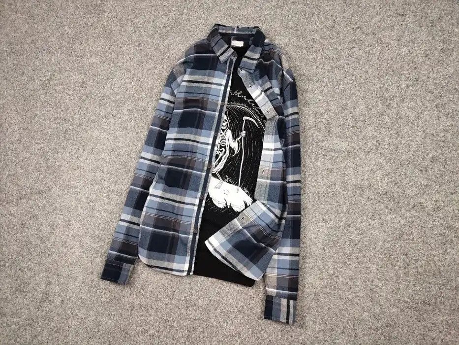 Flannel Vintage Flannel Shirt Travis Scott Style Streetwear Hype Size US XL / EU 56 / 4 - 5 Thumbnail
