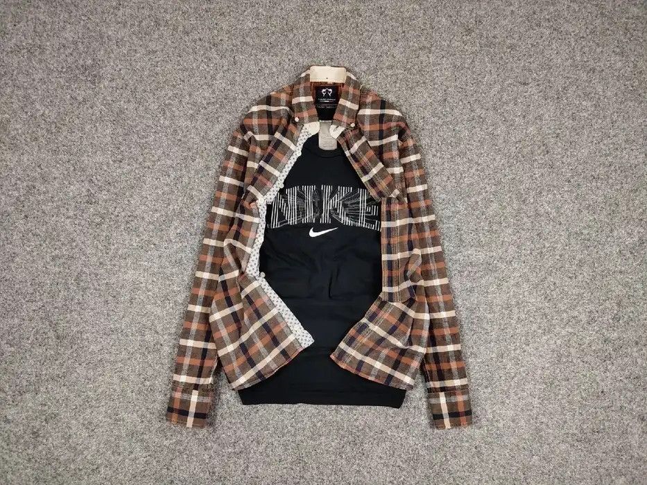Flannel Vintage Flannel Shirt Travis Scott Style Streetwear Hype Size US L / EU 52-54 / 3 - 1 Thumbnail