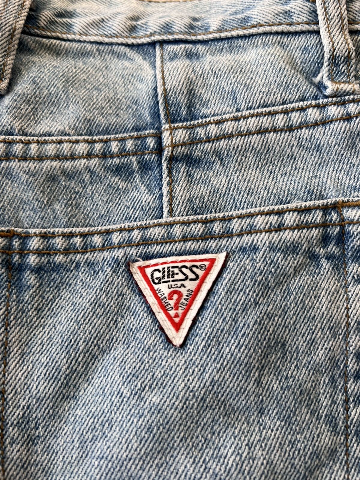 Guess Vintage 90s Guess Denim Jeans Made In Canada Faded Size US 31 - 9 Thumbnail