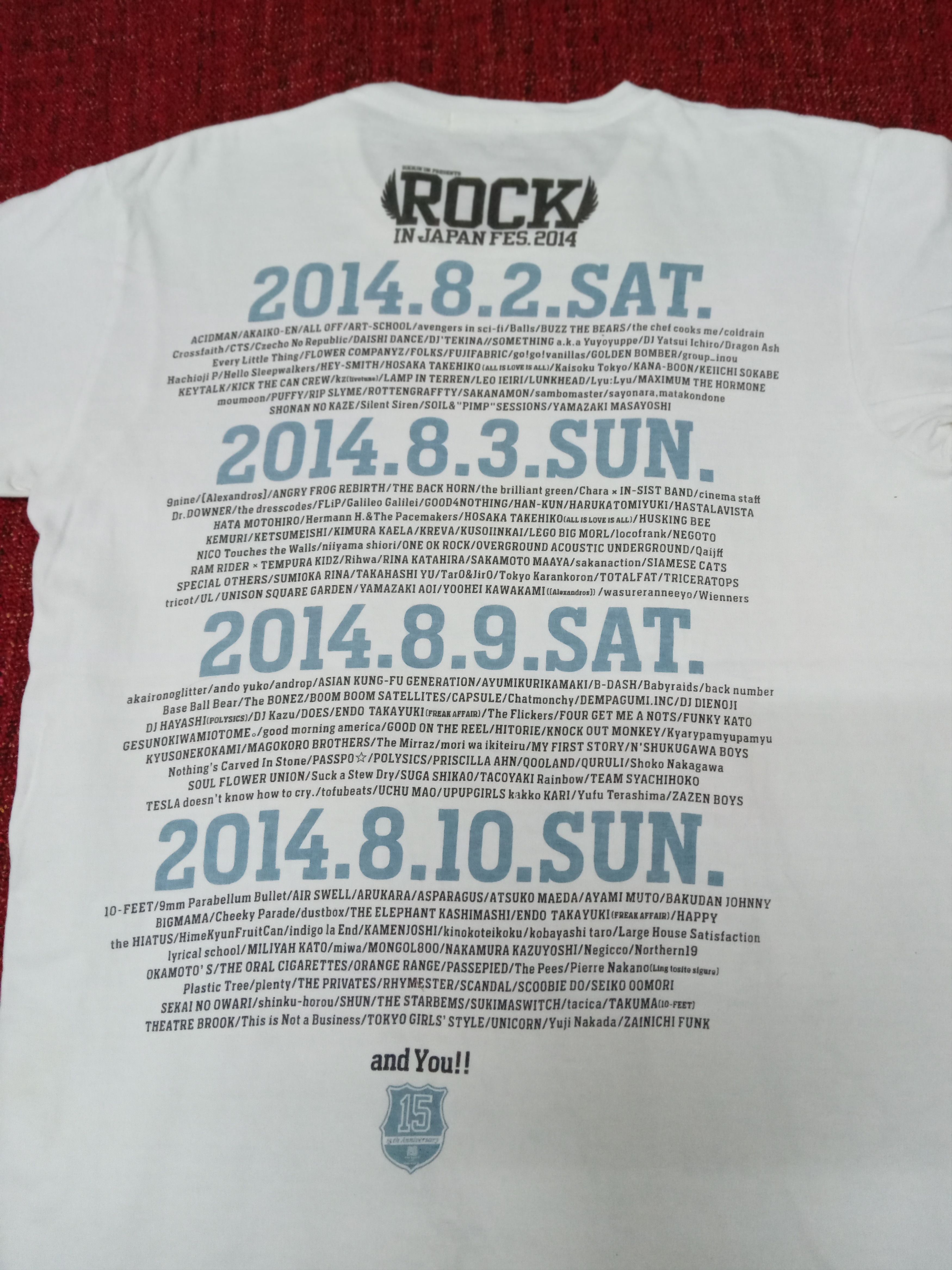 Anime × Cartoon Network Studio Ghibli Totoro x Rock In Japan tee Akira Spirited Away Size US M / EU 48-50 / 2 - 6 Thumbnail