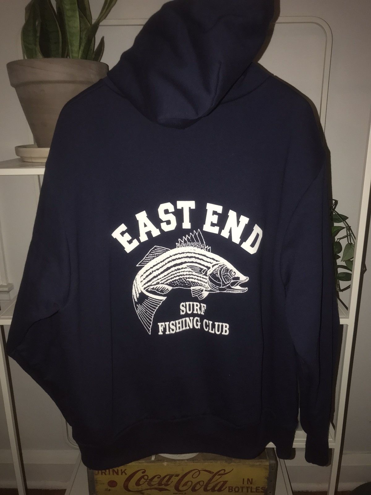 Vintage 90’s USA Made Fish Marina Waffle Hoodie
