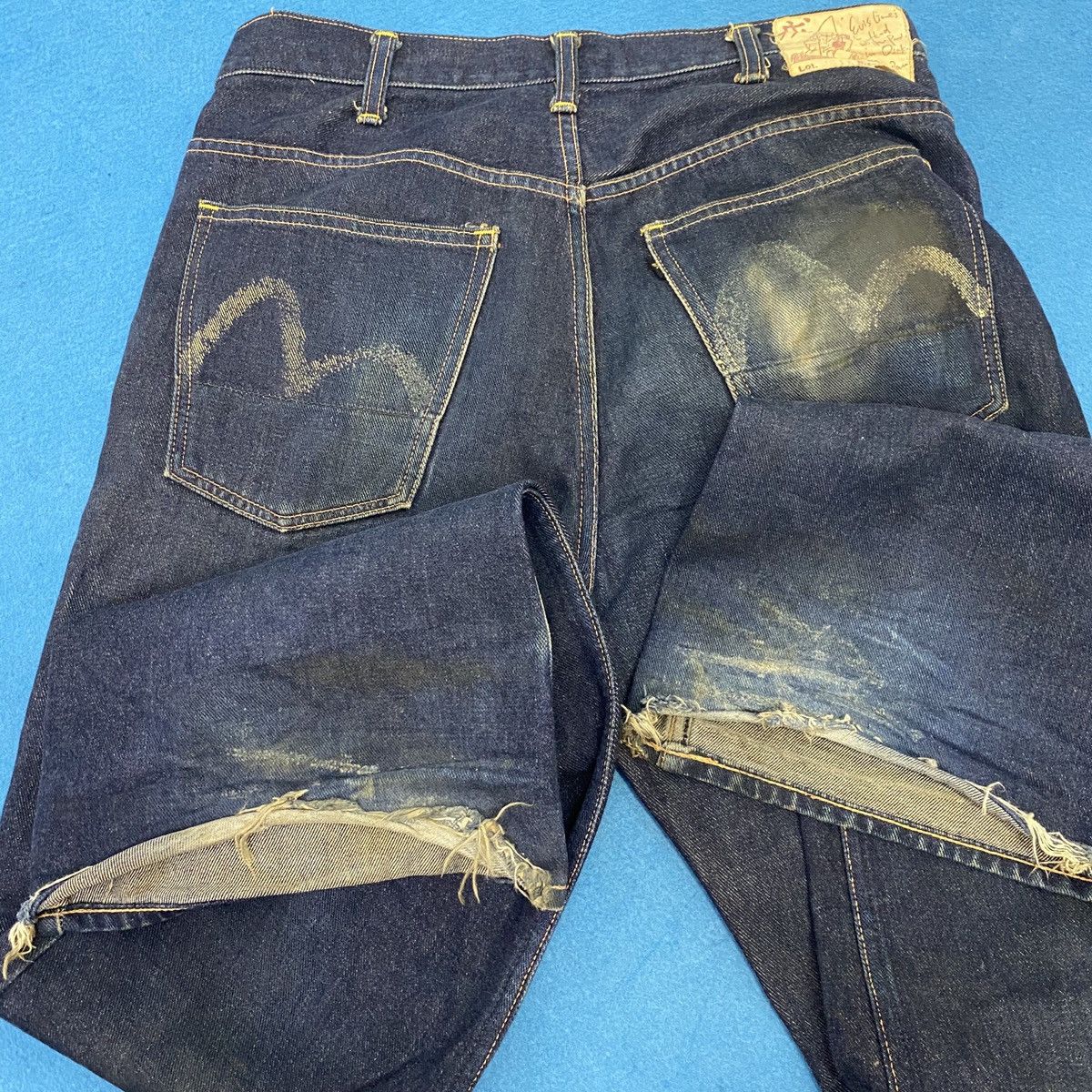 Evisu × Japanese Brand × Vintage VTG EVIS GENES DENIM JEANS NOW KNOW AS EVISU Size US 32 / EU 48 - 20 Thumbnail