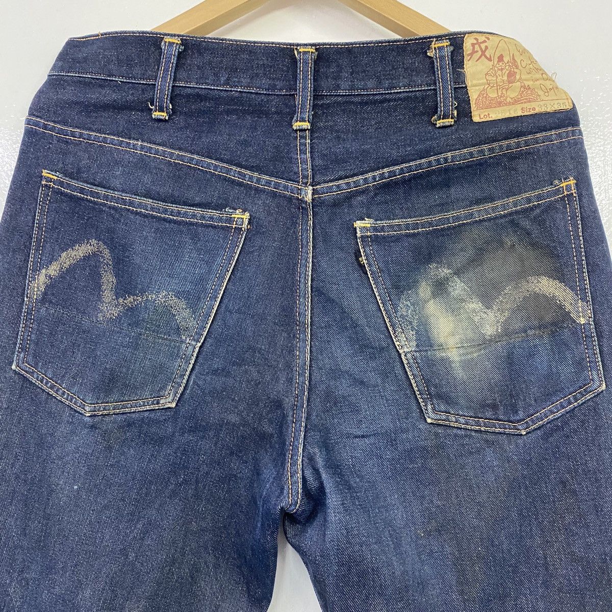 Evisu × Japanese Brand × Vintage VTG EVIS GENES DENIM JEANS NOW KNOW AS EVISU Size US 32 / EU 48 - 2 Thumbnail