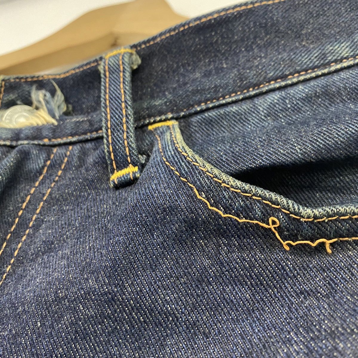 Evisu × Japanese Brand × Vintage VTG EVIS GENES DENIM JEANS NOW KNOW AS EVISU Size US 32 / EU 48 - 19 Thumbnail