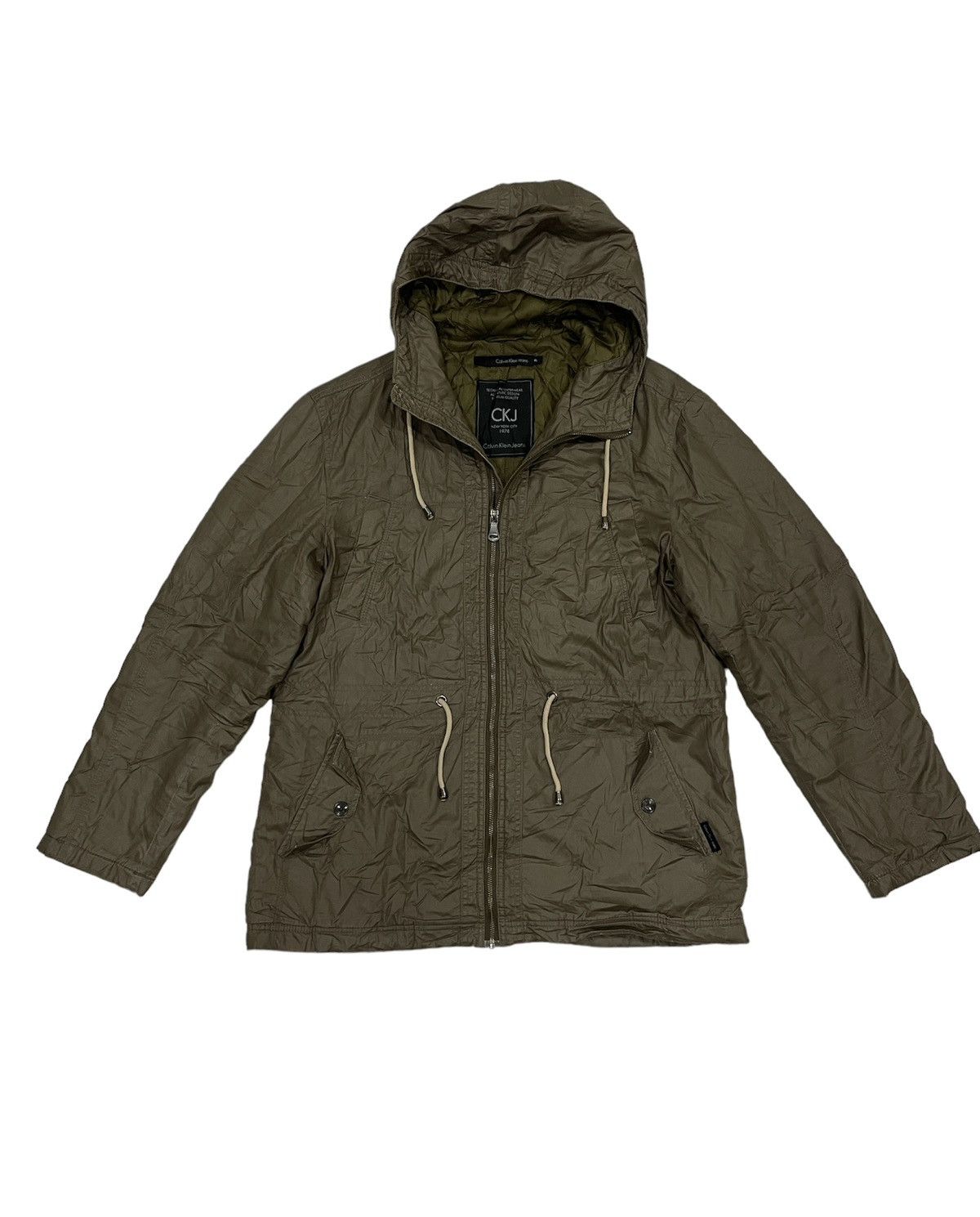 image of Calvin Klein Bondage Tactical Chore Jacket Hunting Gear in Brown, Men's (Size XL)