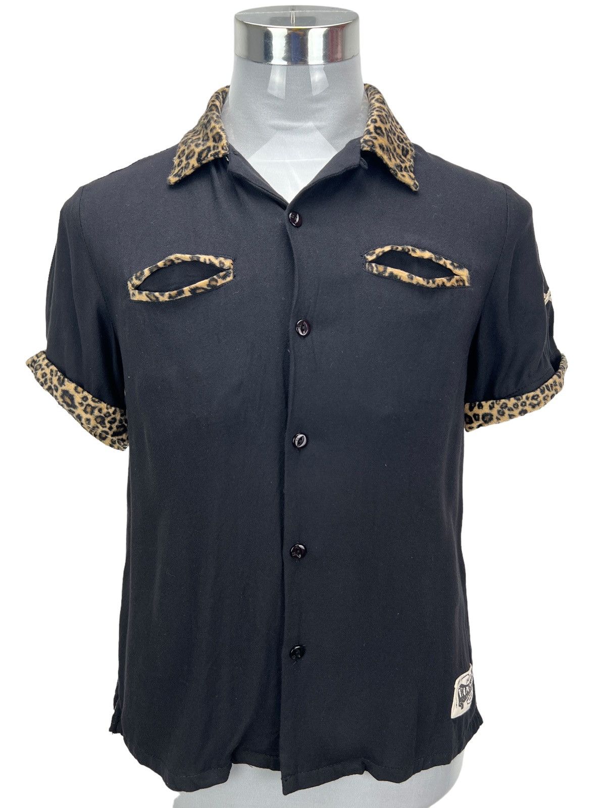Hamilton Shirts Vanson Cottons Rayon Motorcycles Club Cats eyes Button Shirt Size US M / EU 48-50 / 2 - 1 Thumbnail