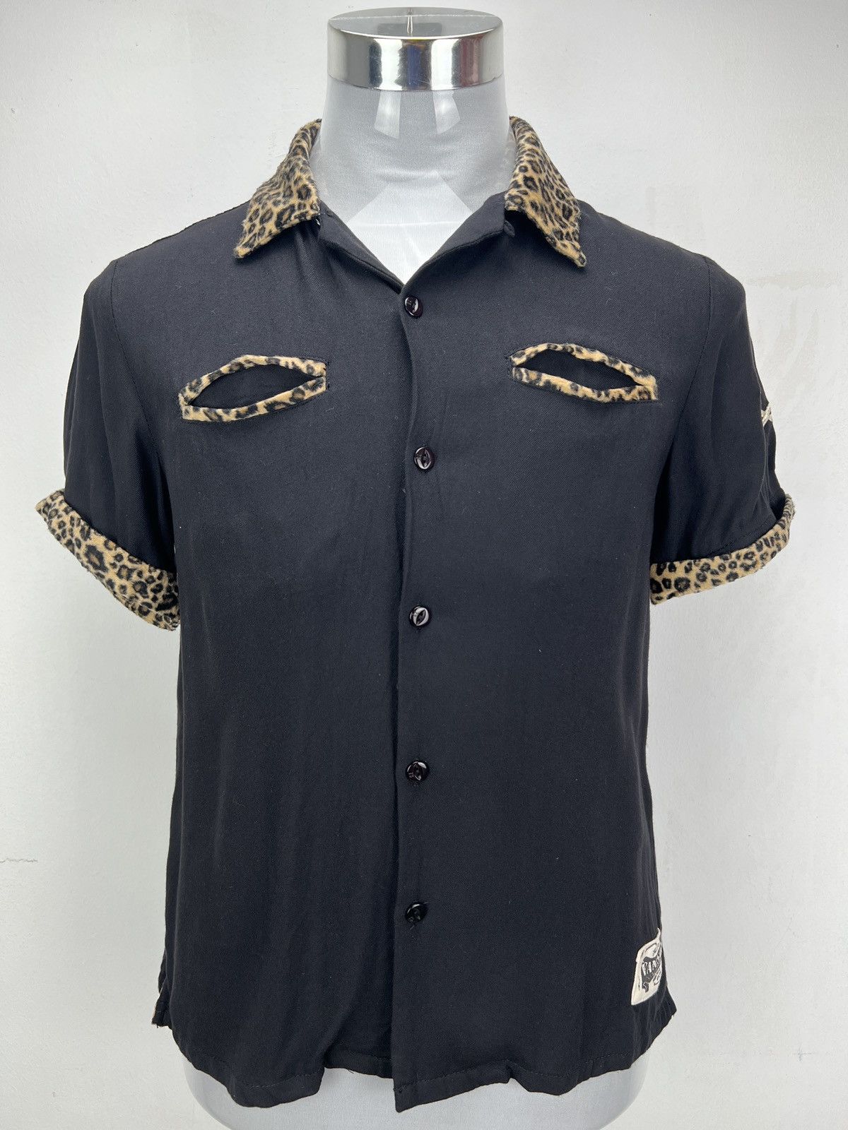 Hamilton Shirts Vanson Cottons Rayon Motorcycles Club Cats eyes Button Shirt Size US M / EU 48-50 / 2 - 4 Thumbnail
