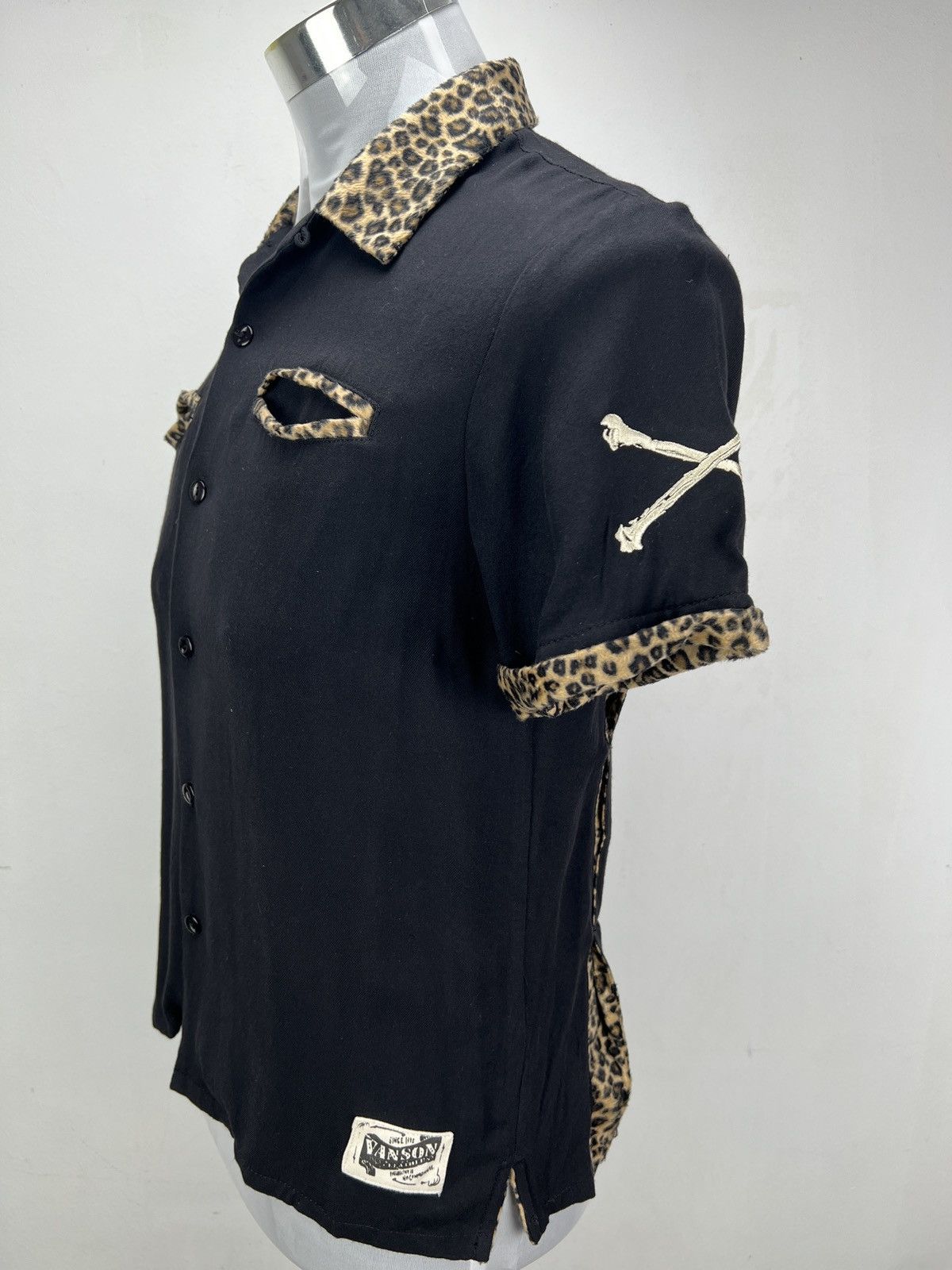 Hamilton Shirts Vanson Cottons Rayon Motorcycles Club Cats eyes Button Shirt Size US M / EU 48-50 / 2 - 6 Thumbnail