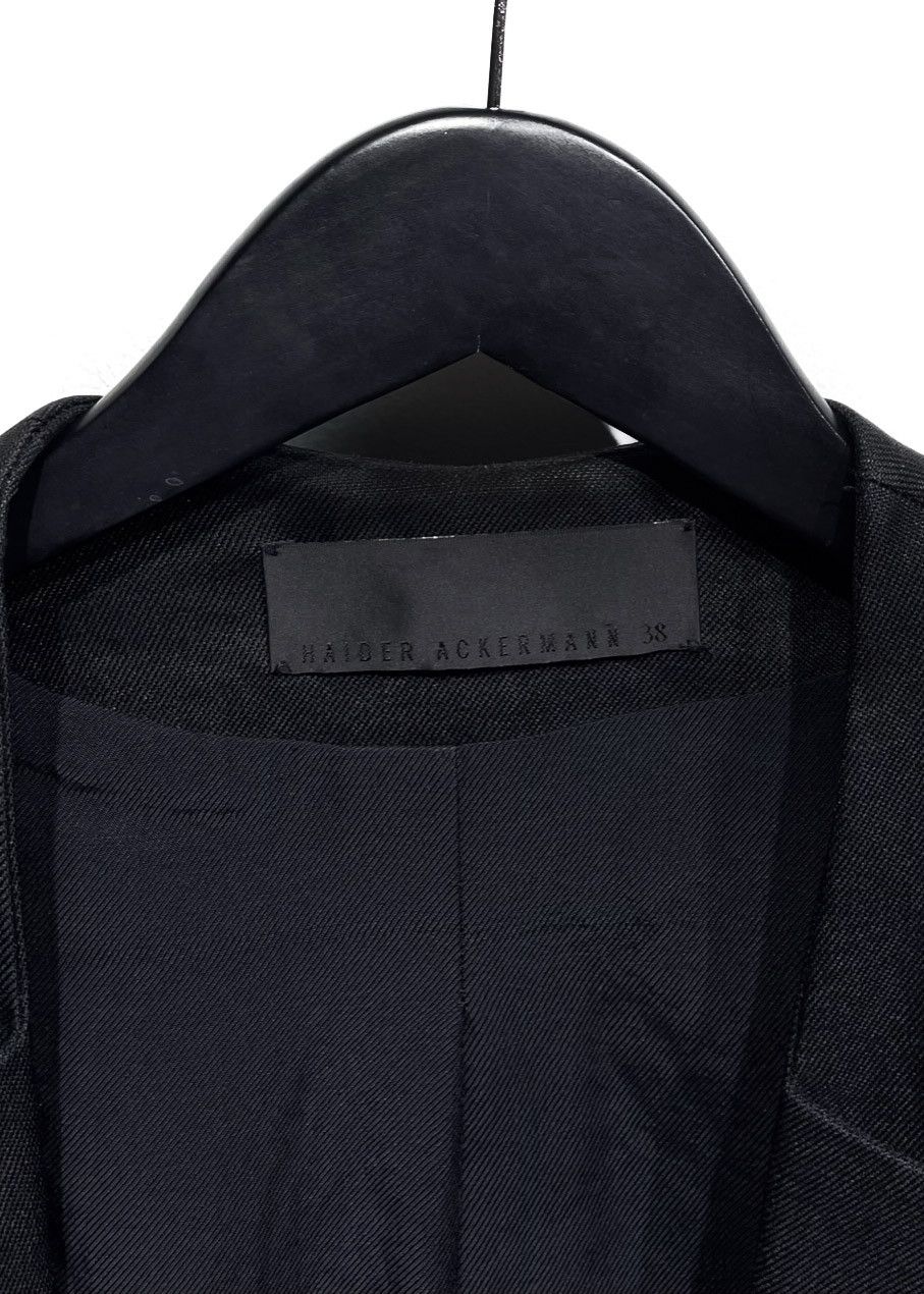 Haider Ackermann Haider Ackermann Black Cropped Opened Blazer Size XS / US 0-2 / IT 36-38 - 3 Thumbnail