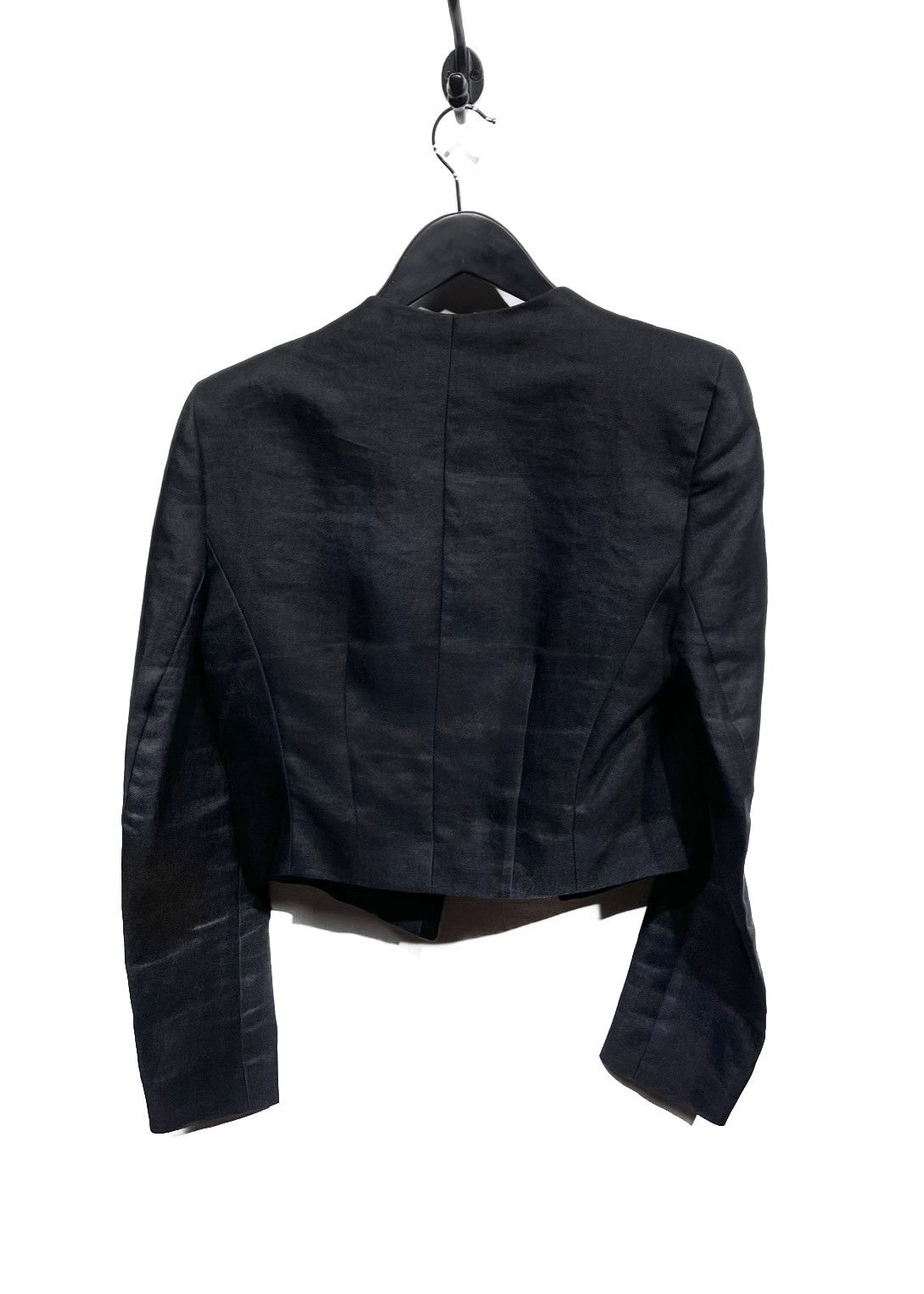 Haider Ackermann Haider Ackermann Black Cropped Opened Blazer Size XS / US 0-2 / IT 36-38 - 4 Thumbnail