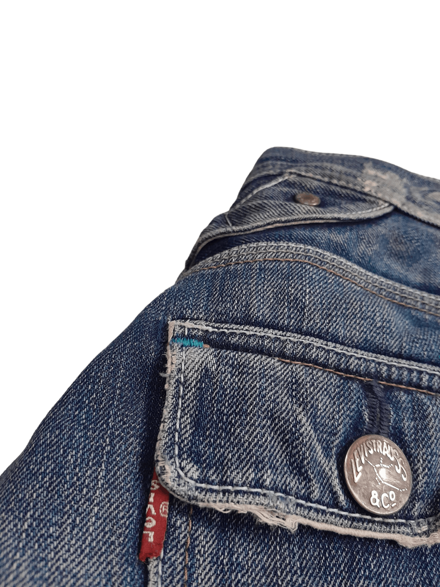 Levi's Levis 805 Selvedge Denim (E495) Size US 30 / EU 46 - 4 Thumbnail