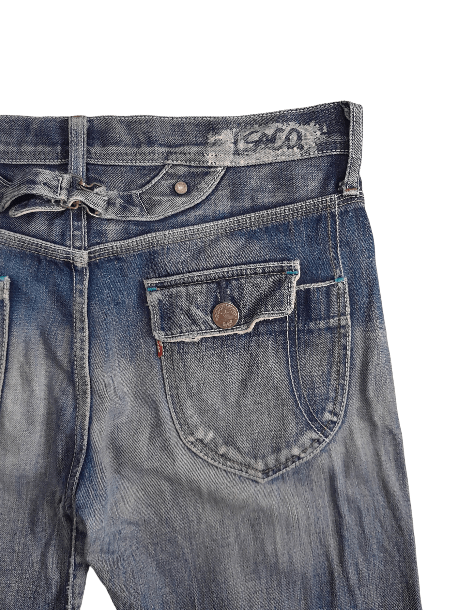 Levi's Levis 805 Selvedge Denim (E495) Size US 30 / EU 46 - 3 Thumbnail