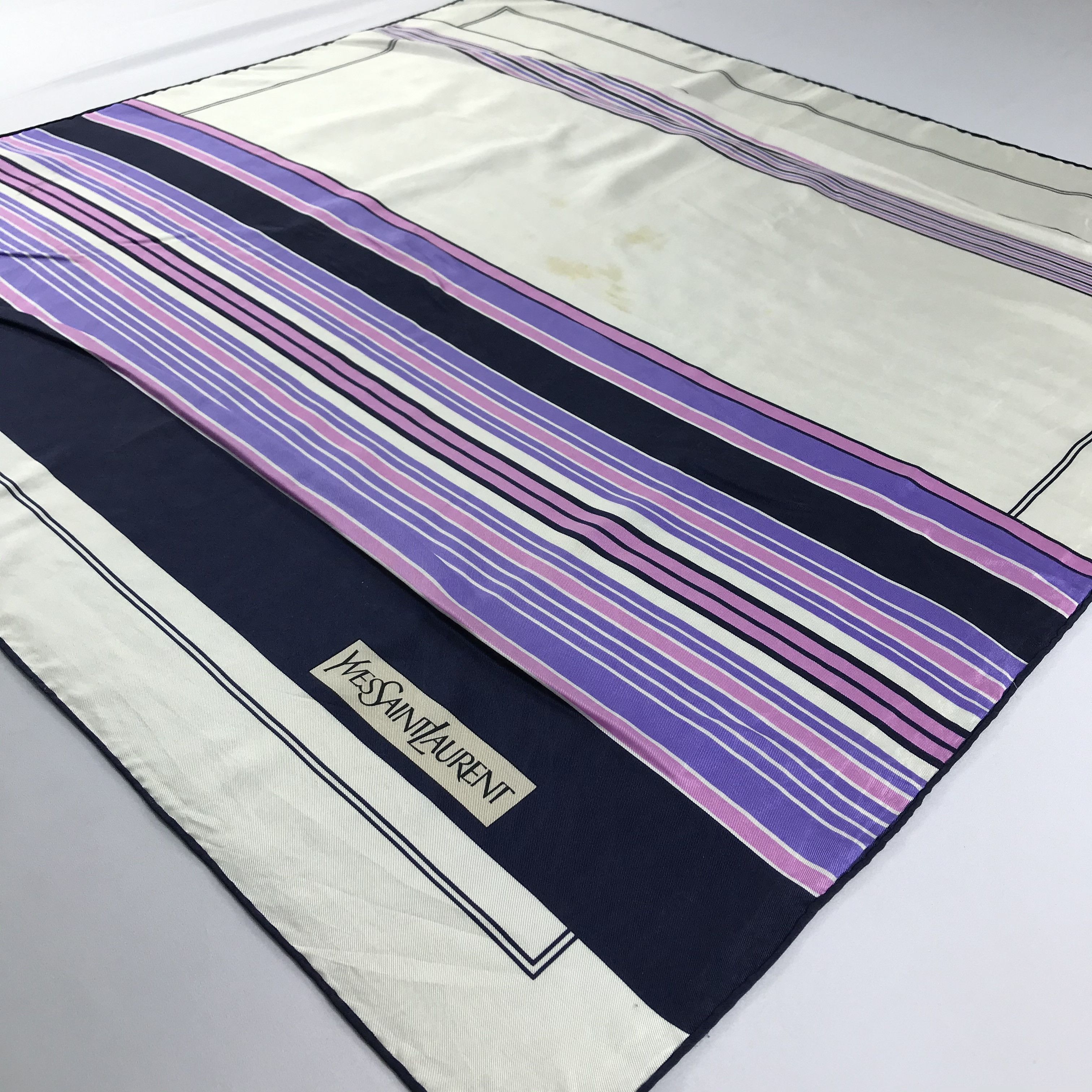 Vintage × Yves Saint Laurent Vintage Yves Saint Laurent Silk Scarf Size ONE SIZE - 3 Thumbnail