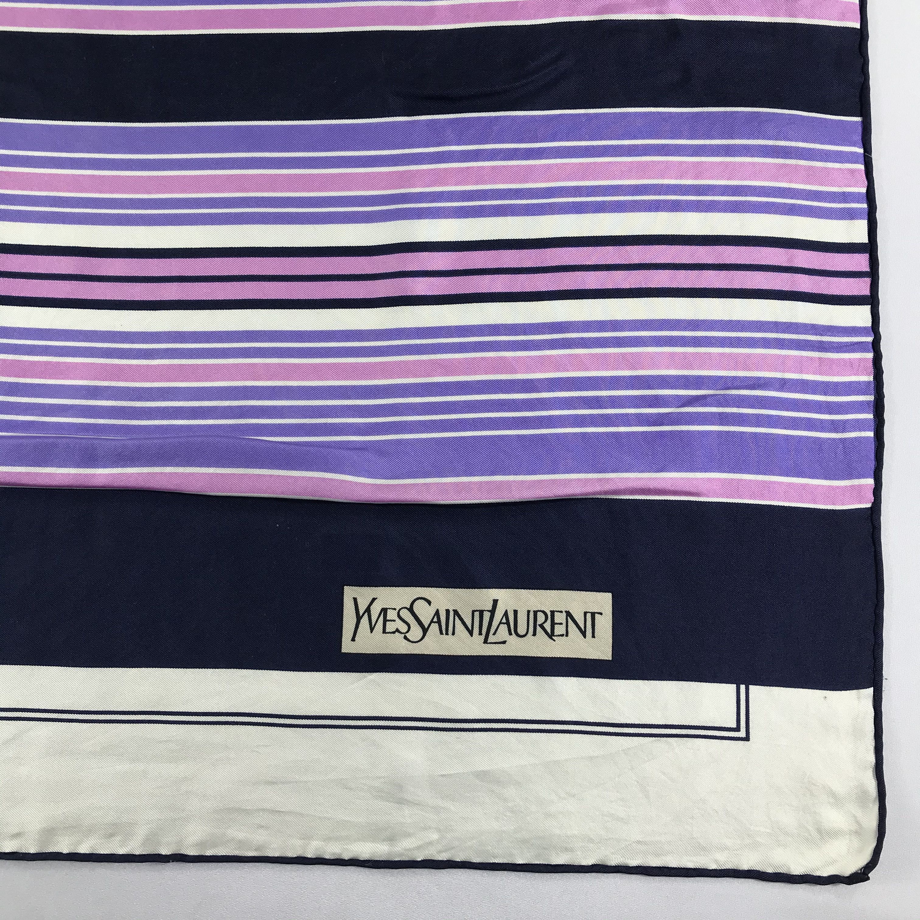 Vintage × Yves Saint Laurent Vintage Yves Saint Laurent Silk Scarf Size ONE SIZE - 4 Thumbnail