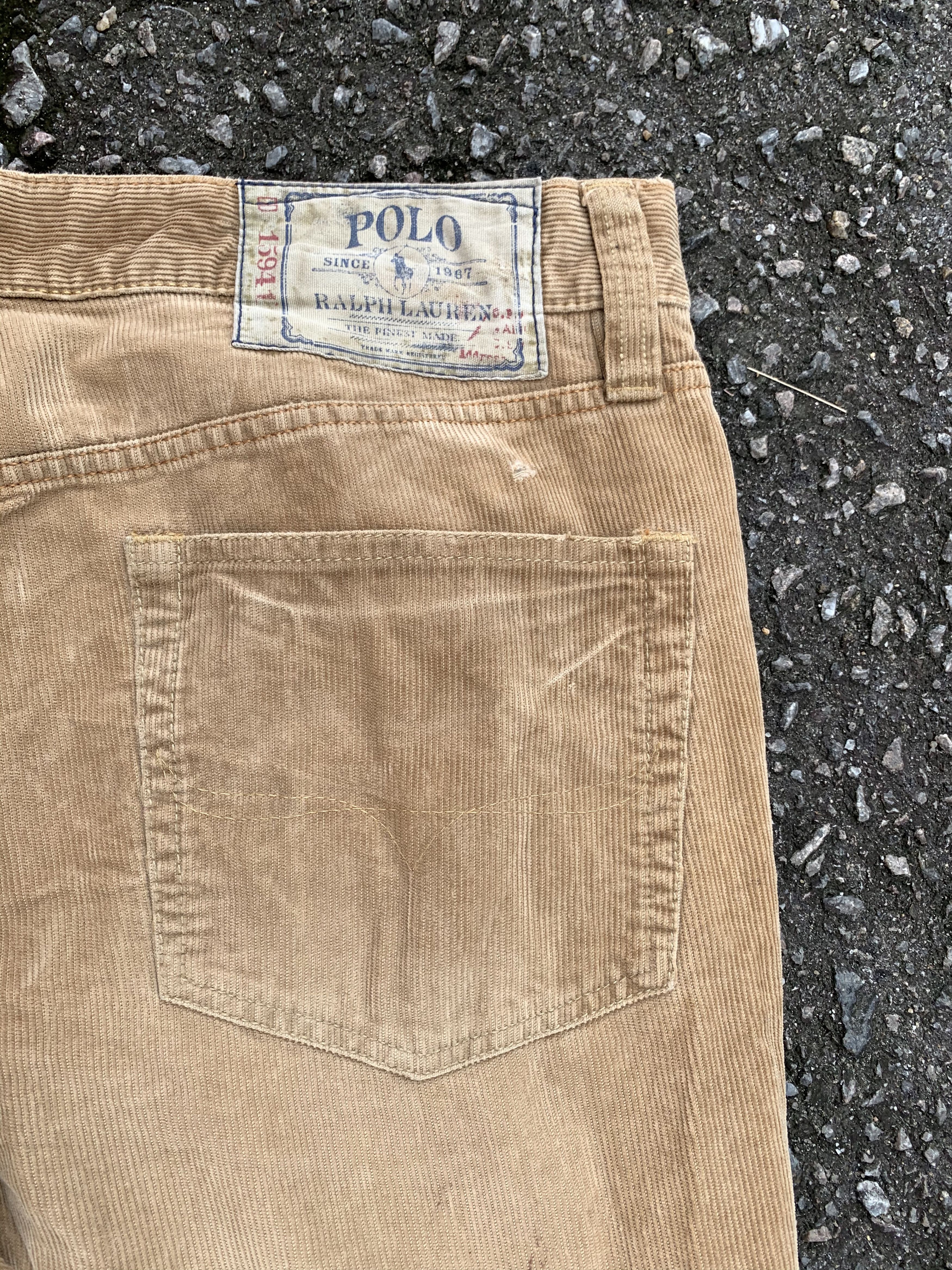 Polo Ralph Lauren 🔥Polo Ralph Lauren Corduroy Pants Size US 37 - 7 Thumbnail