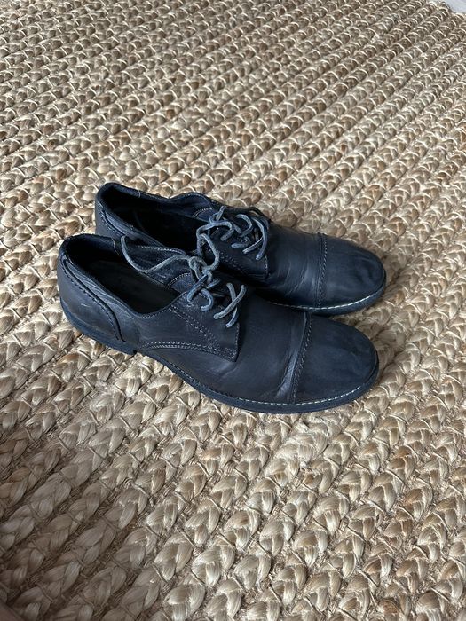 Yohji Yamamoto Yohji Yamamoto Pour Homme YYPH Black leather shoes