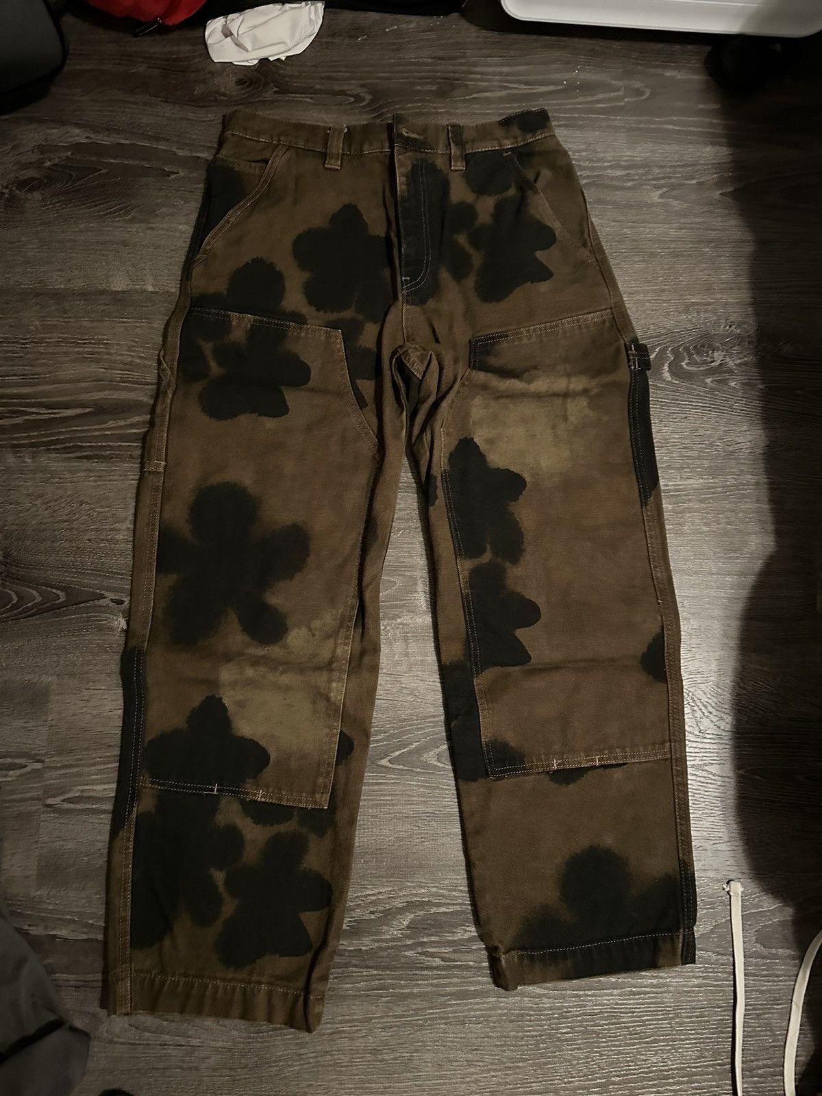 直営店に限定 stussy Premier floral dye Work work Floral
