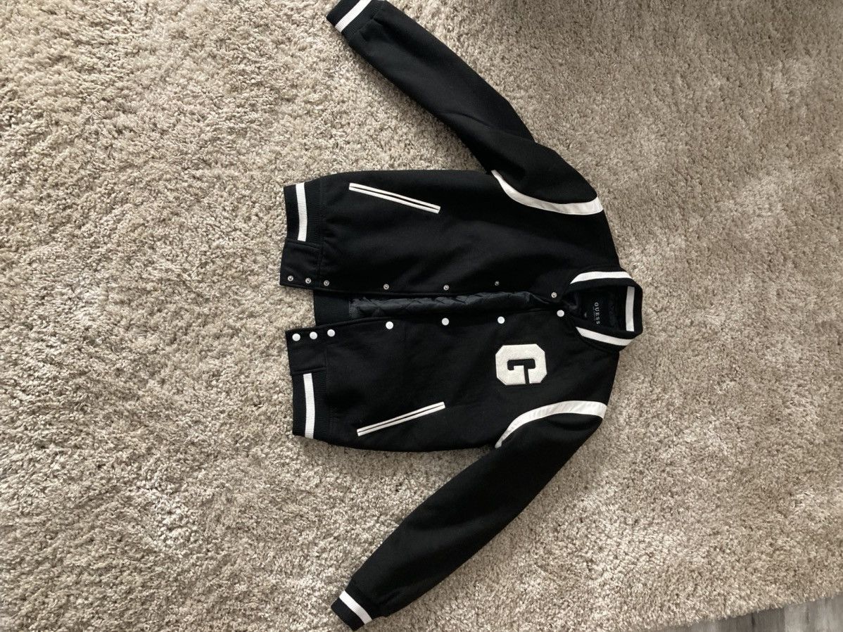 Guess × Vintage Guess Bomber Jacket Embroided Vintage Style “G” Size US XL / EU 56 / 4 - 9 Thumbnail