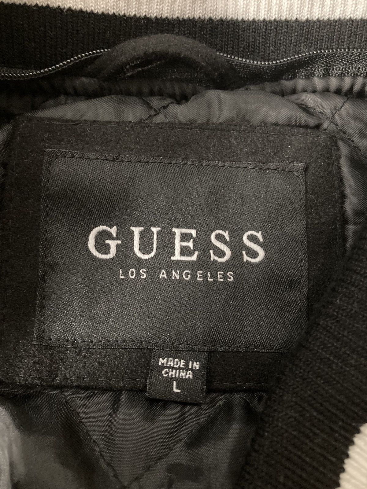 Guess × Vintage Guess Bomber Jacket Embroided Vintage Style “G” Size US XL / EU 56 / 4 - 7 Thumbnail